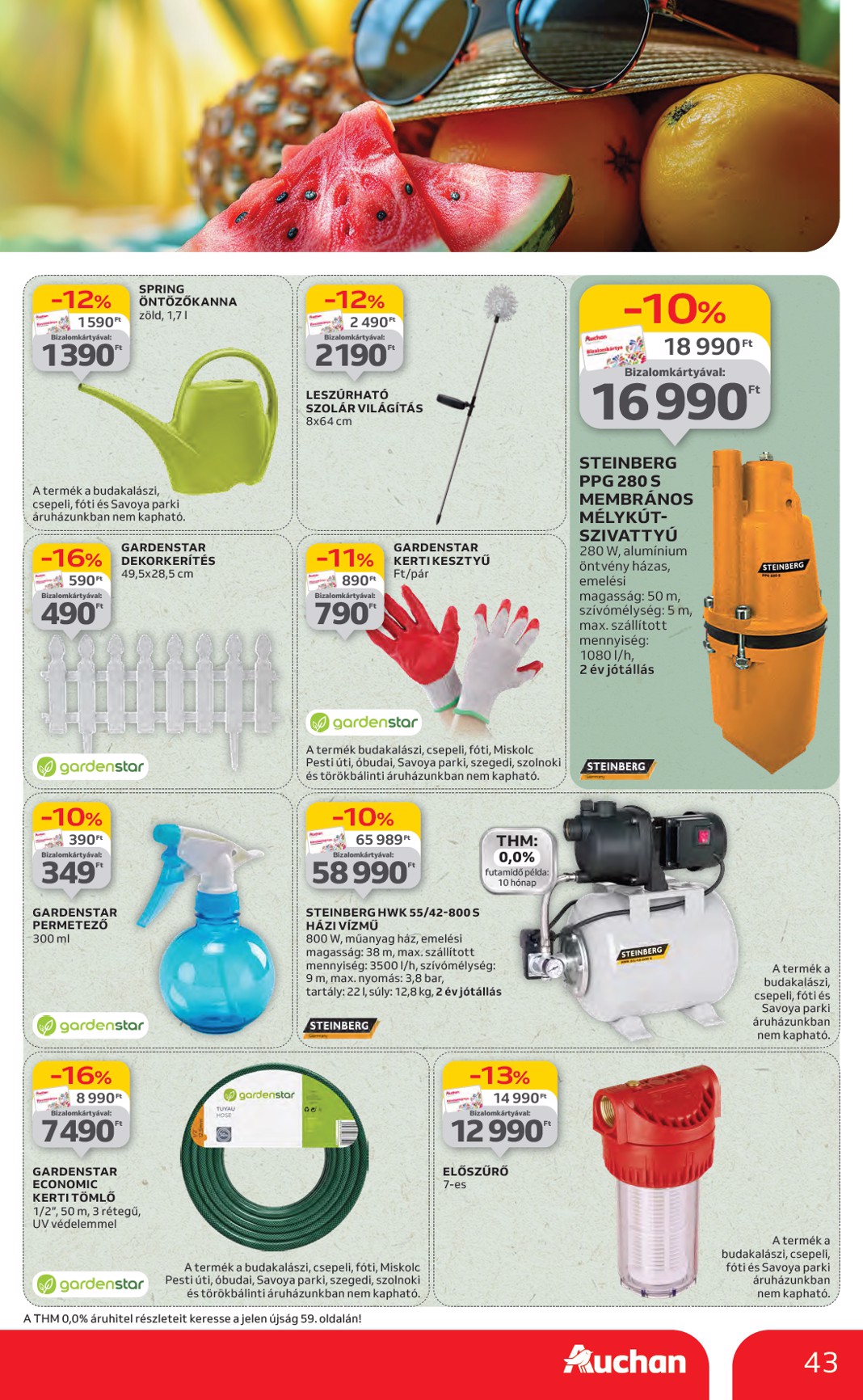 auchan - Auchan Hipermarket akciós újság, érvényes 07.24. - 07.30. - page: 43 auchan - Auchan Hipermarket akciós újság, érvényes 07.24. - 07.30. - page: 43