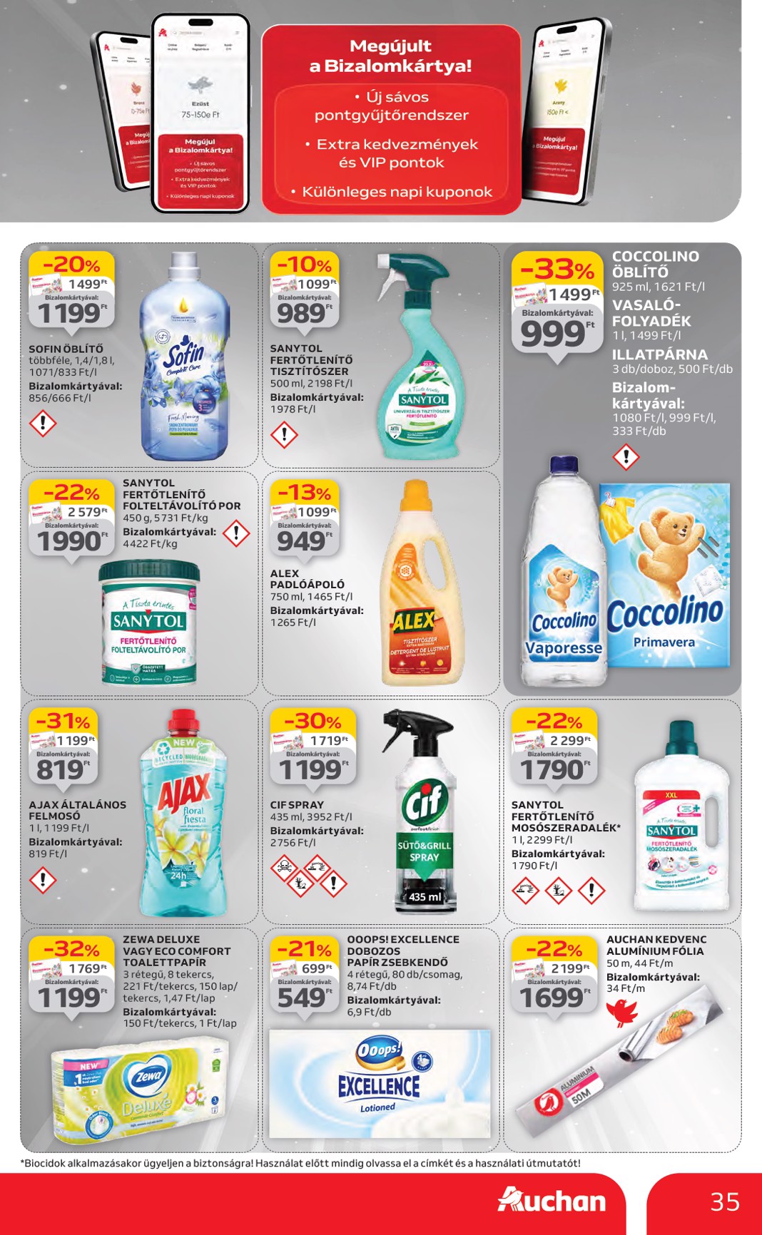 auchan - Auchan Hipermarket akciós újság, érvényes 07.24. - 07.30. - page: 35 auchan - Auchan Hipermarket akciós újság, érvényes 07.24. - 07.30. - page: 35