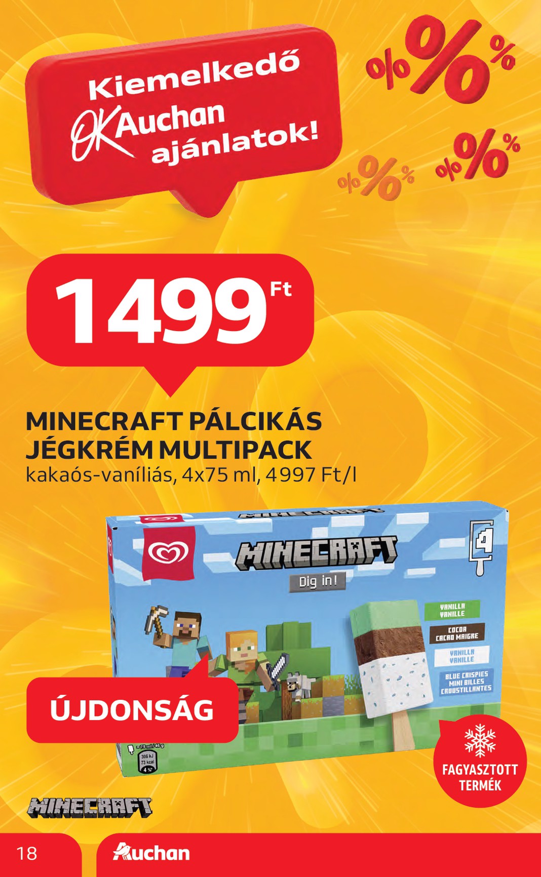auchan - Auchan Hipermarket akciós újság, érvényes 07.24. - 07.30. - page: 18 auchan - Auchan Hipermarket akciós újság, érvényes 07.24. - 07.30. - page: 18