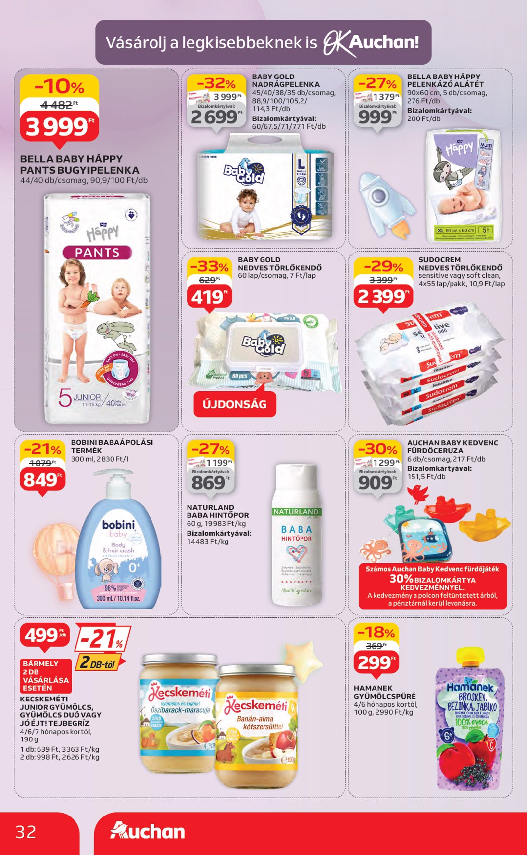 auchan - Auchan Hipermarket akciós újság, érvényes 07.24. - 07.30. - page: 32 auchan - Auchan Hipermarket akciós újság, érvényes 07.24. - 07.30. - page: 32