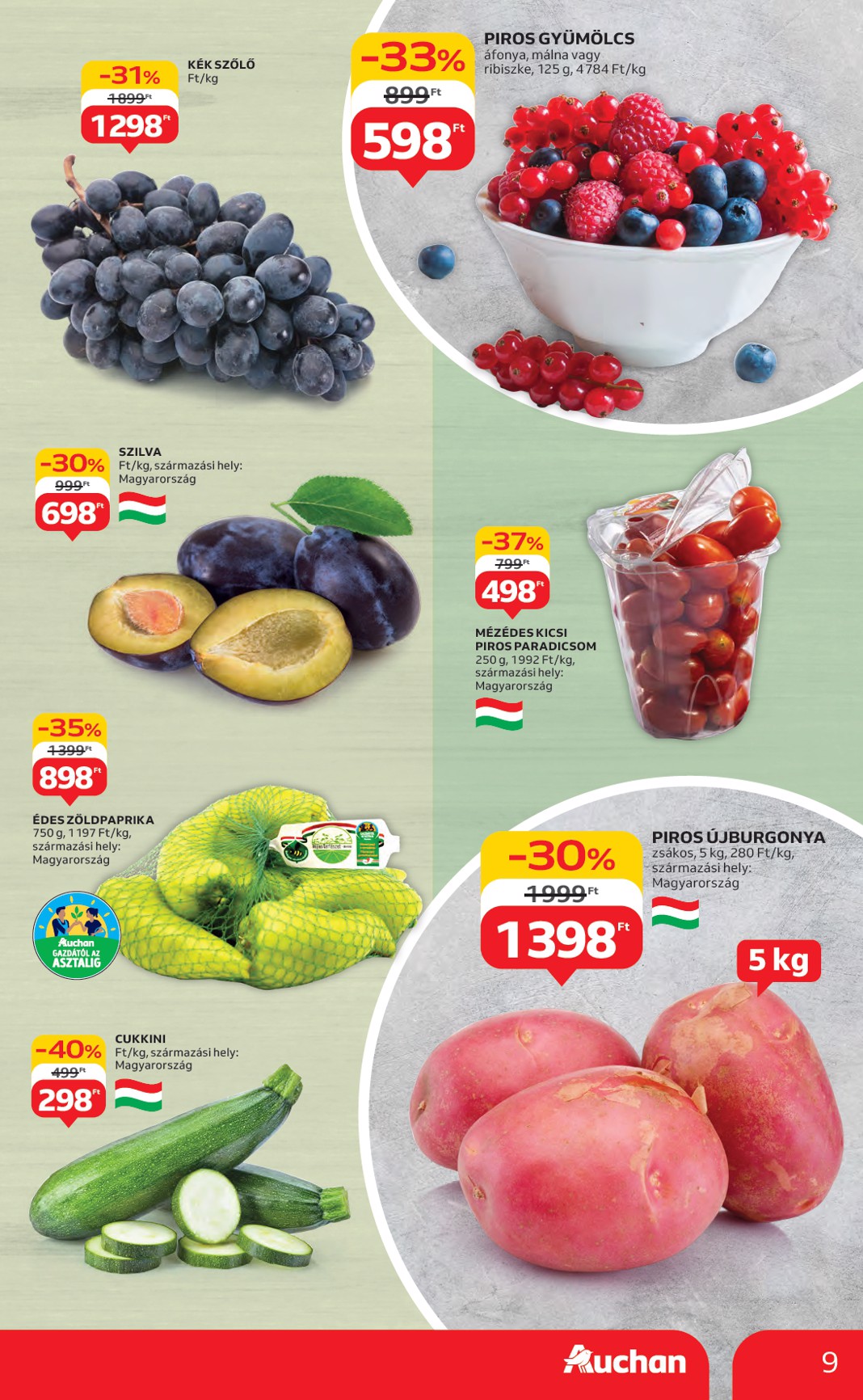 auchan - Auchan Hipermarket akciós újság, érvényes 07.24. - 07.30. - page: 9 auchan - Auchan Hipermarket akciós újság, érvényes 07.24. - 07.30. - page: 9