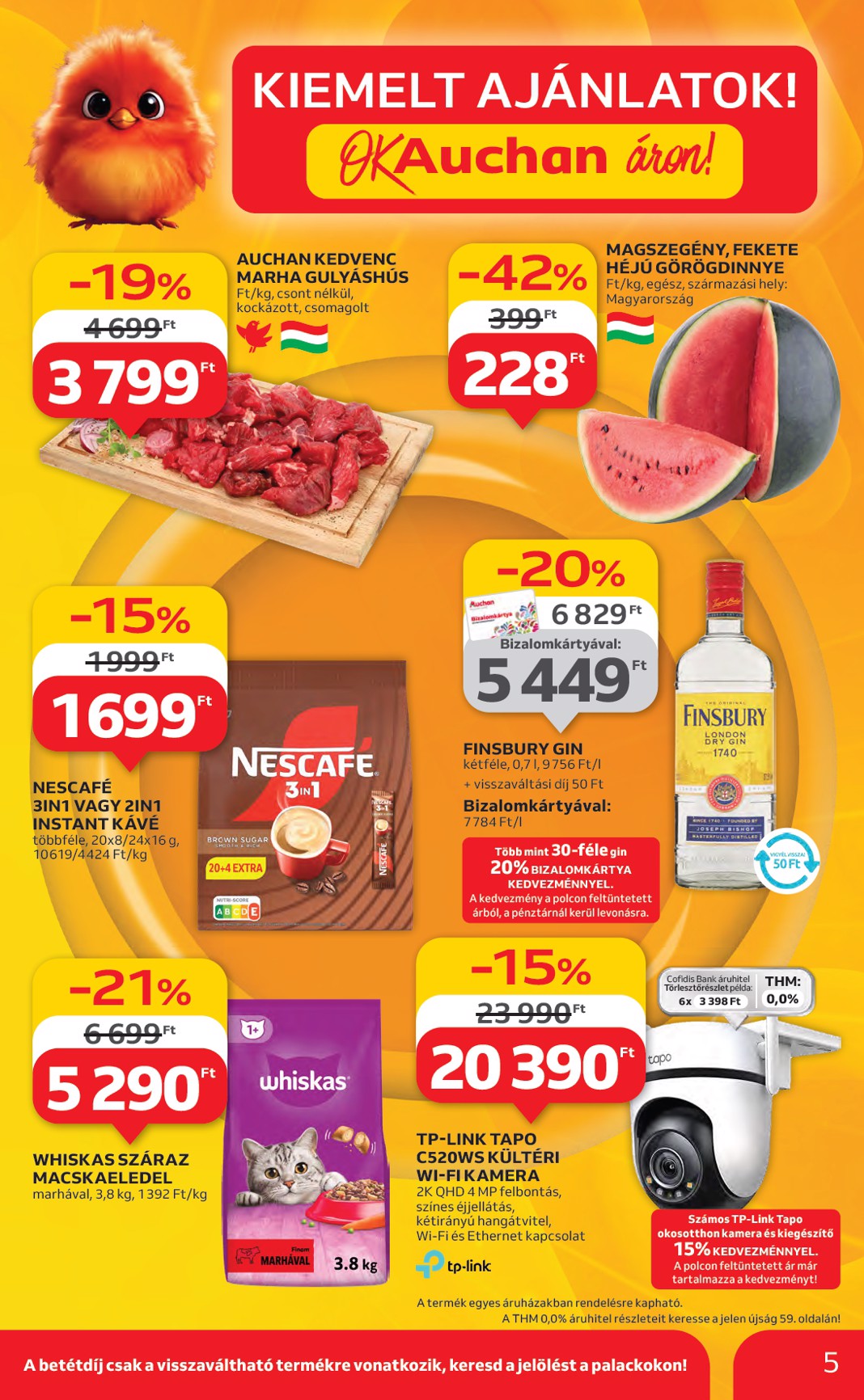 auchan - Auchan Hipermarket akciós újság, érvényes 07.24. - 07.30. - page: 5 auchan - Auchan Hipermarket akciós újság, érvényes 07.24. - 07.30. - page: 5