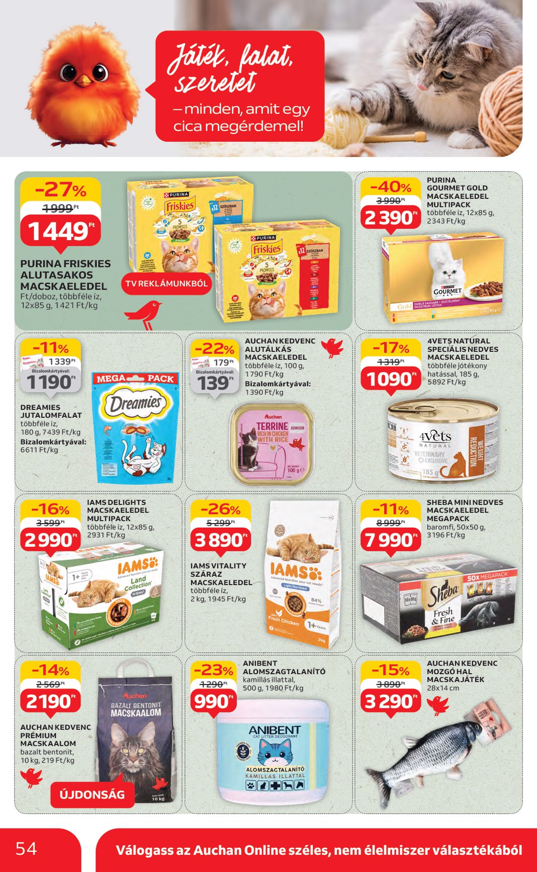 auchan - Auchan Hipermarket akciós újság, érvényes 07.24. - 07.30. - page: 54 auchan - Auchan Hipermarket akciós újság, érvényes 07.24. - 07.30. - page: 54