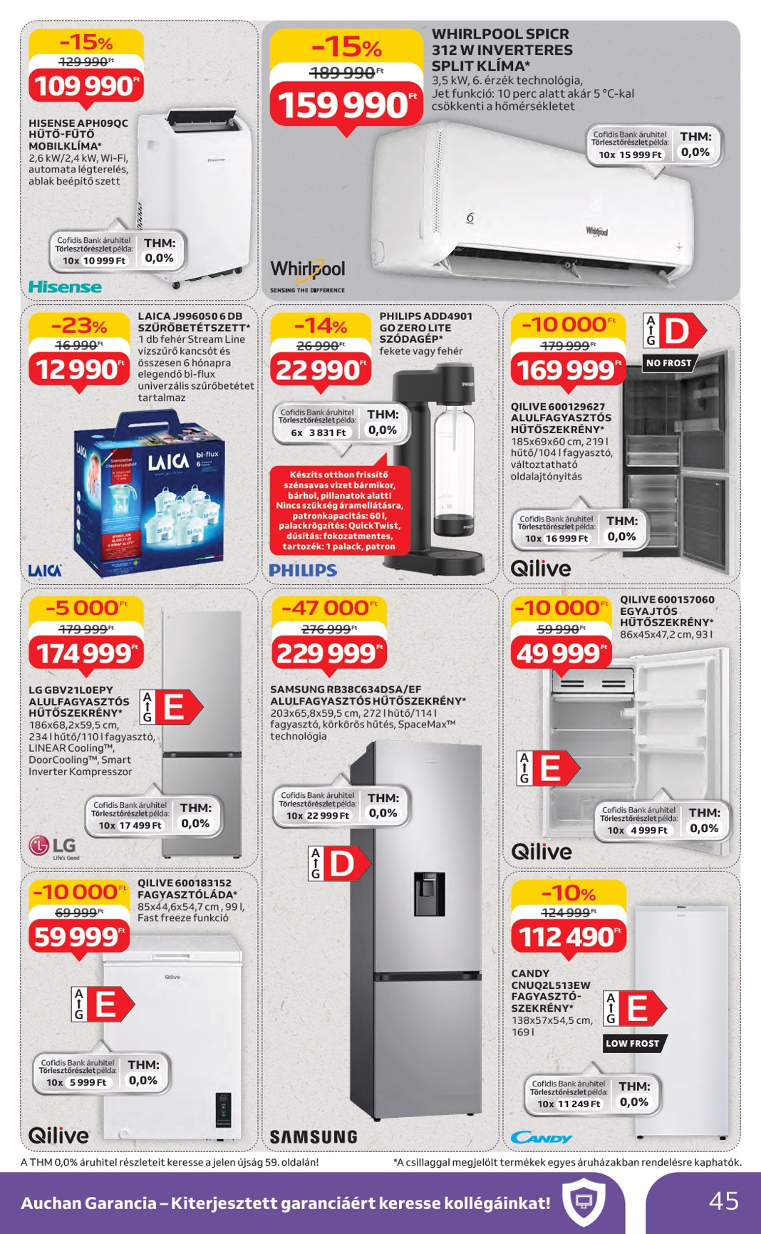 auchan - Auchan Hipermarket akciós újság, érvényes 07.24. - 07.30. - page: 45 auchan - Auchan Hipermarket akciós újság, érvényes 07.24. - 07.30. - page: 45