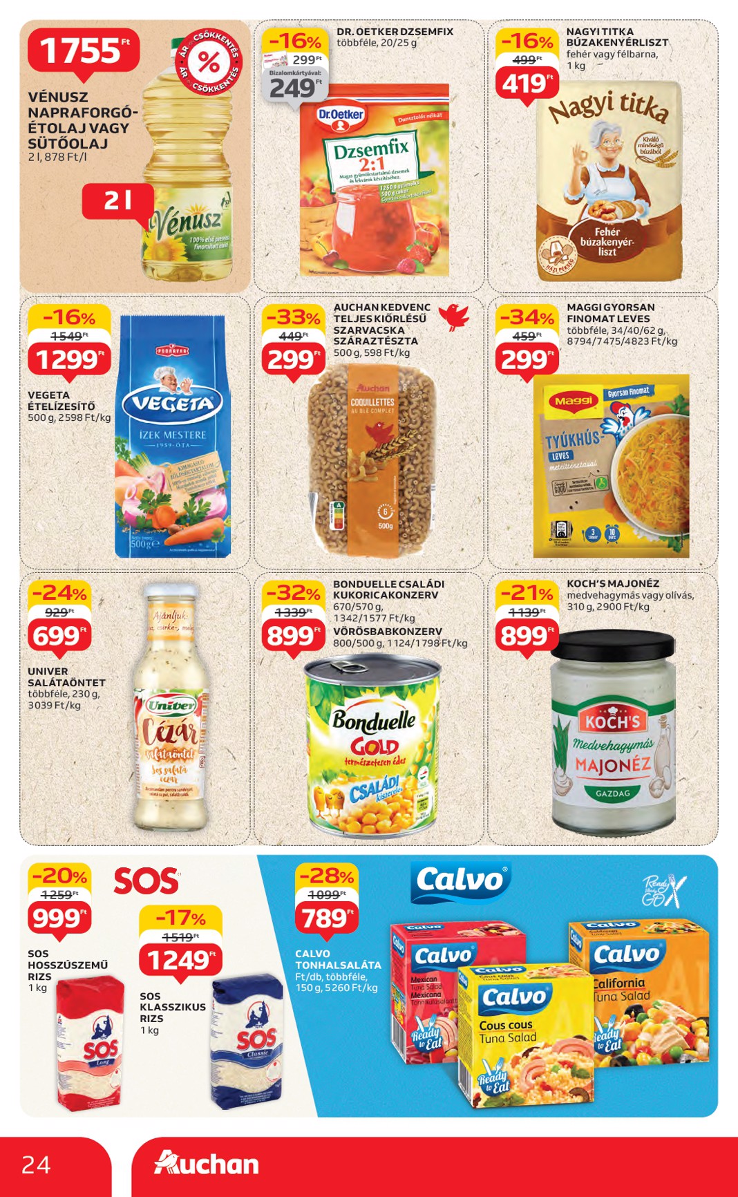 auchan - Auchan Hipermarket akciós újság, érvényes 07.24. - 07.30. - page: 24 auchan - Auchan Hipermarket akciós újság, érvényes 07.24. - 07.30. - page: 24