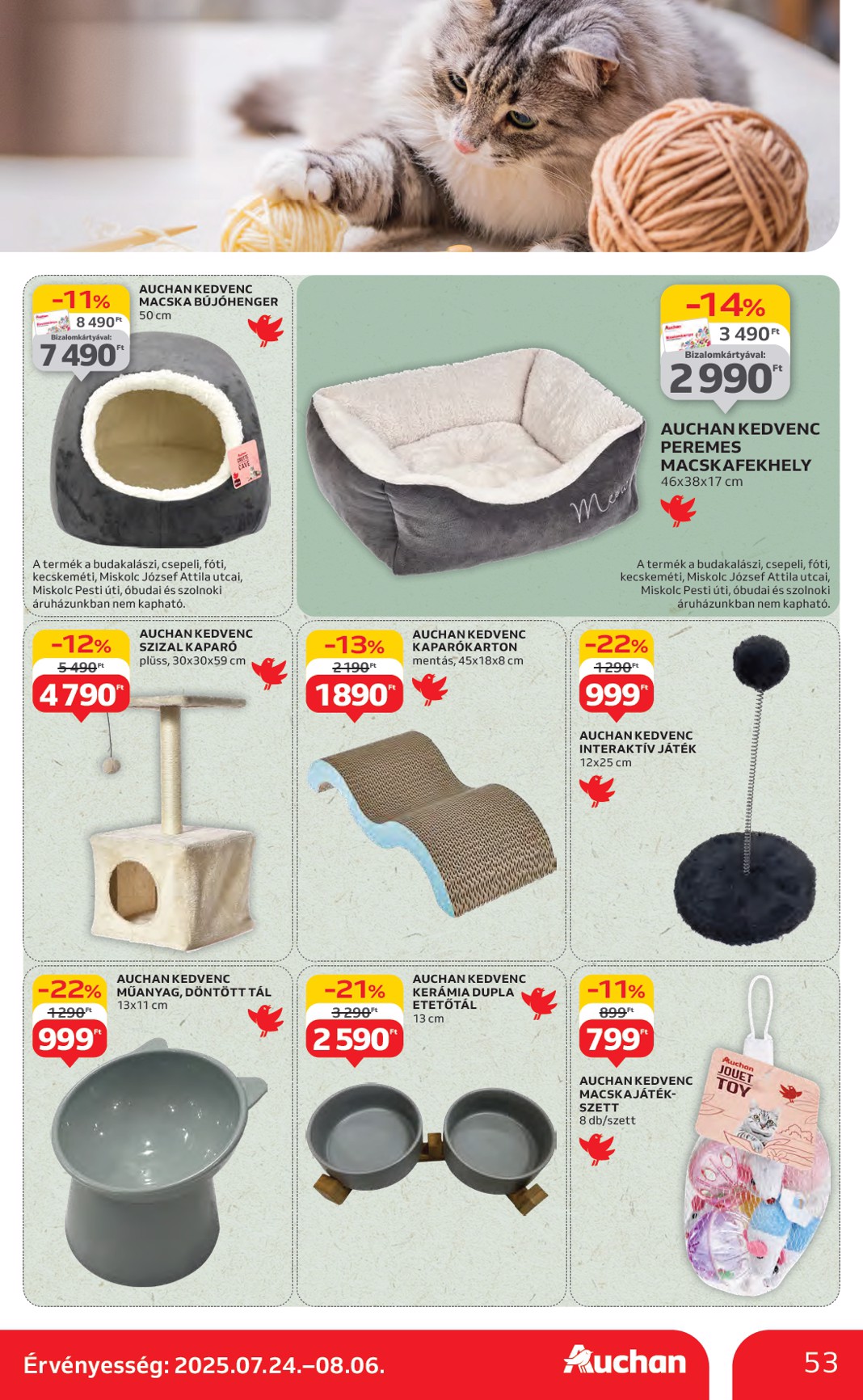 auchan - Auchan Hipermarket akciós újság, érvényes 07.24. - 07.30. - page: 53 auchan - Auchan Hipermarket akciós újság, érvényes 07.24. - 07.30. - page: 53