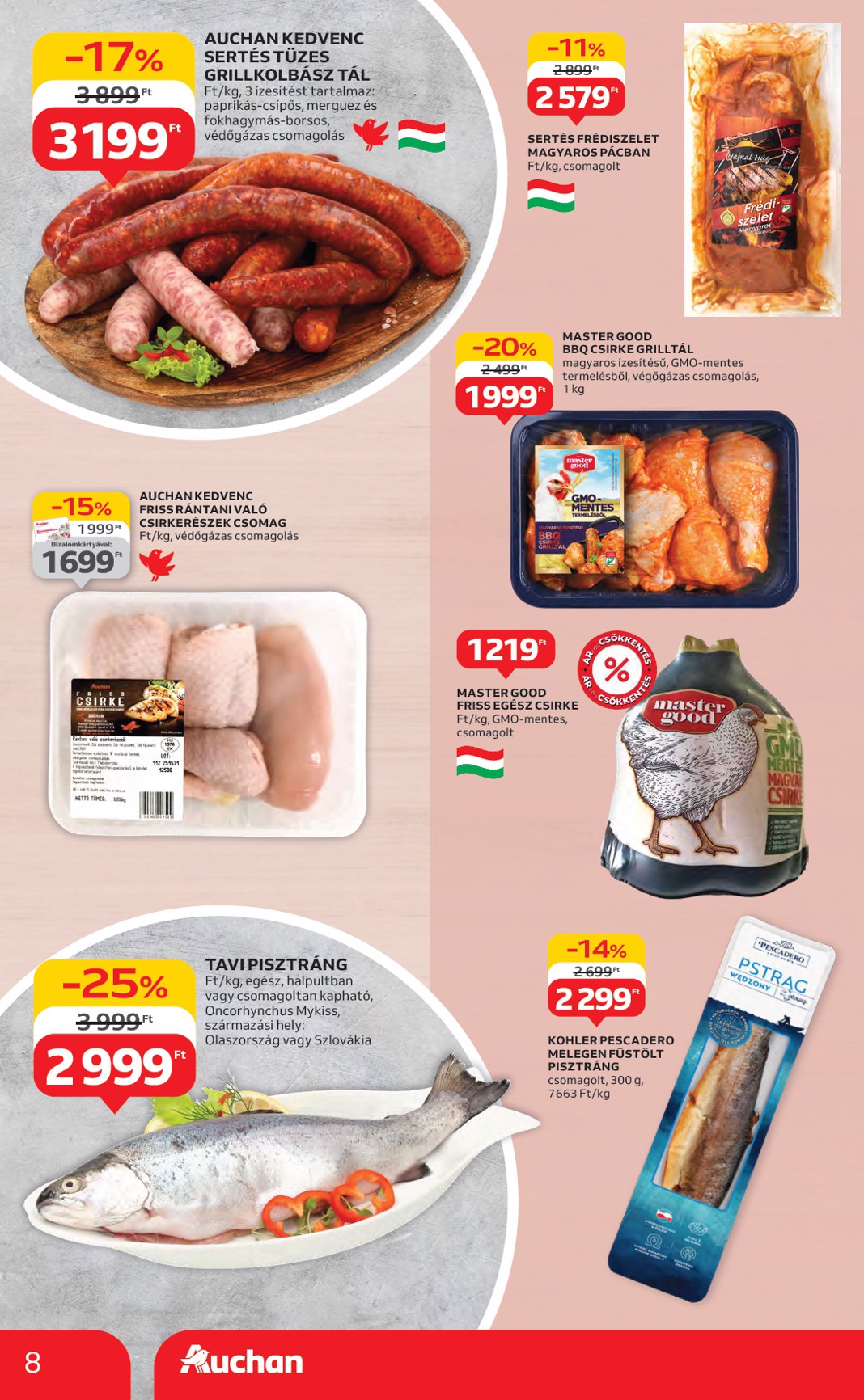 auchan - Auchan Hipermarket akciós újság, érvényes 07.24. - 07.30. - page: 8 auchan - Auchan Hipermarket akciós újság, érvényes 07.24. - 07.30. - page: 8