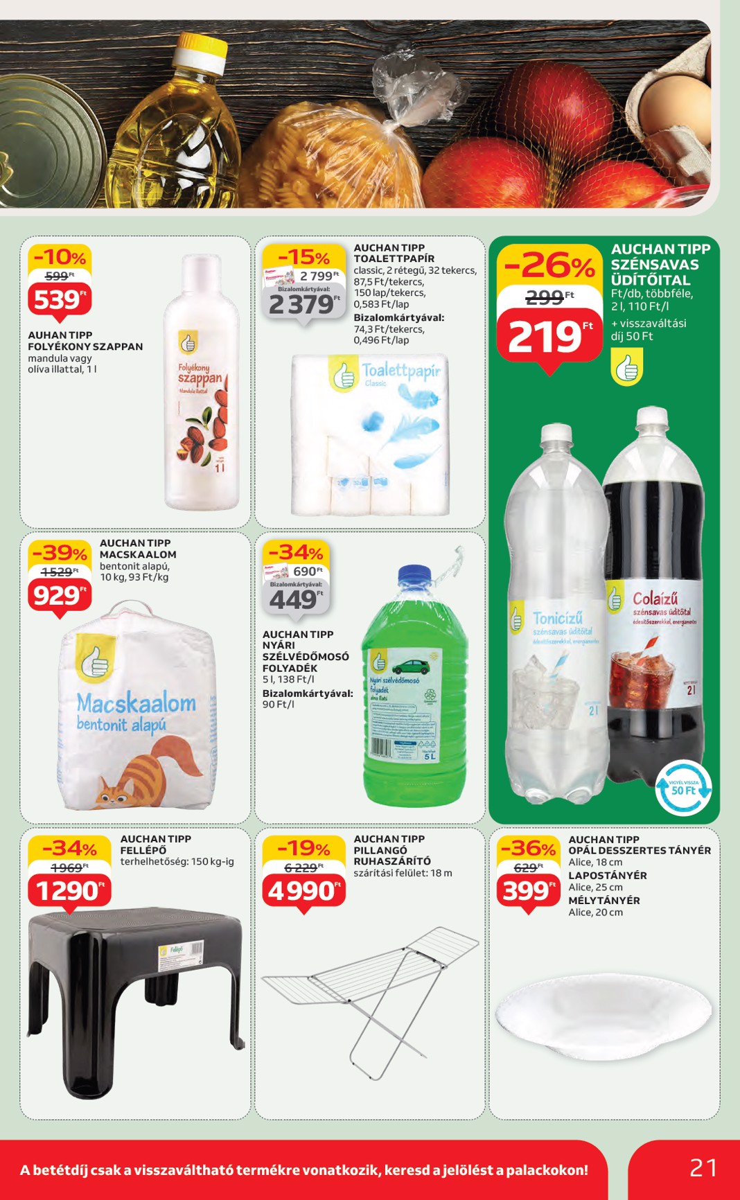 auchan - Auchan Hipermarket akciós újság, érvényes 07.24. - 07.30. - page: 21 auchan - Auchan Hipermarket akciós újság, érvényes 07.24. - 07.30. - page: 21