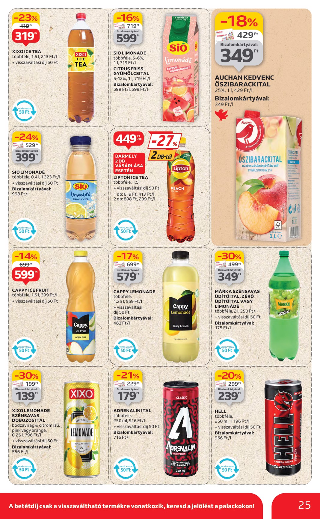 auchan - Auchan Hipermarket akciós újság, érvényes 07.24. - 07.30. - page: 25 auchan - Auchan Hipermarket akciós újság, érvényes 07.24. - 07.30. - page: 25