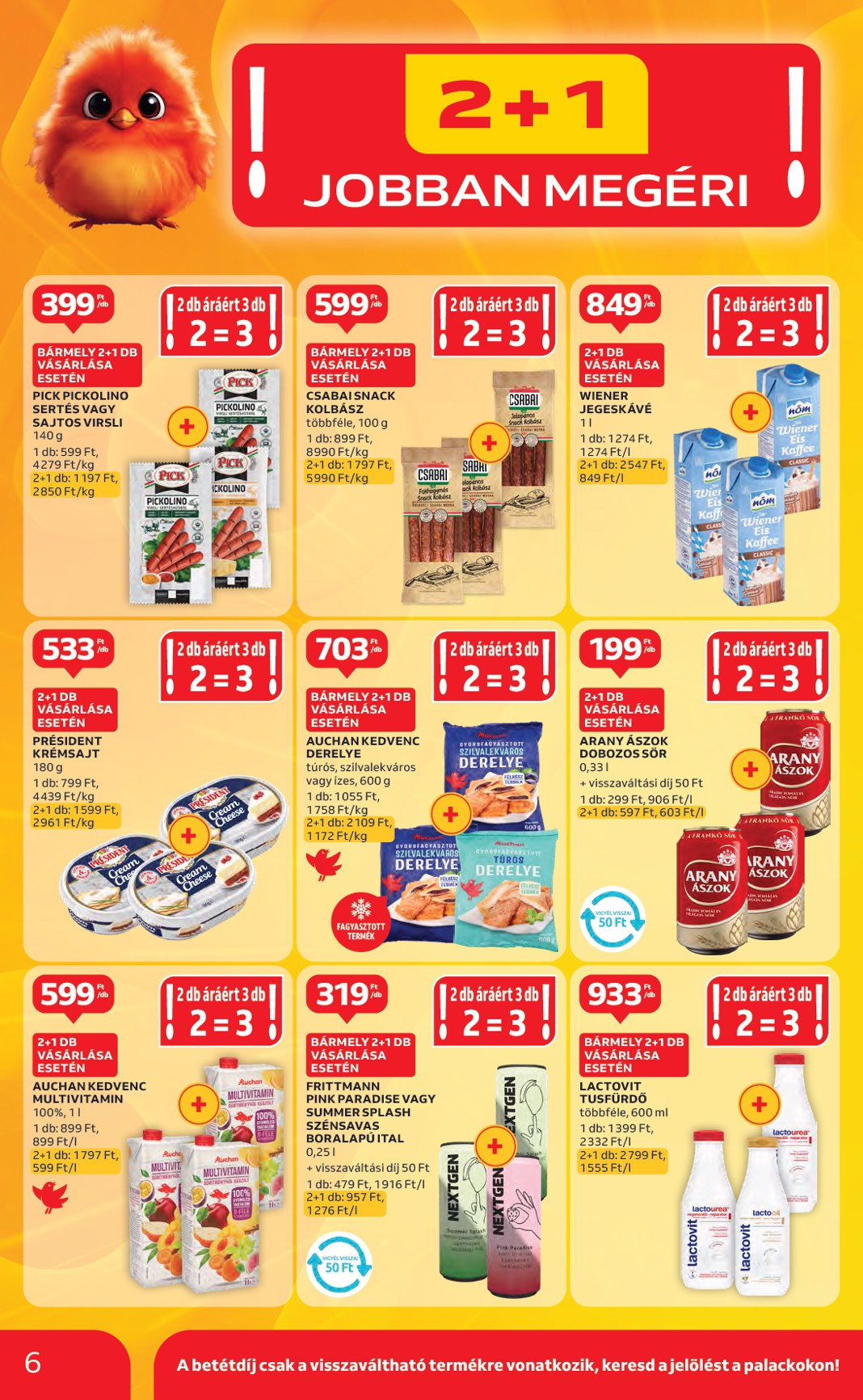 auchan - Auchan Hipermarket akciós újság, érvényes 07.24. - 07.30. - page: 6 auchan - Auchan Hipermarket akciós újság, érvényes 07.24. - 07.30. - page: 6