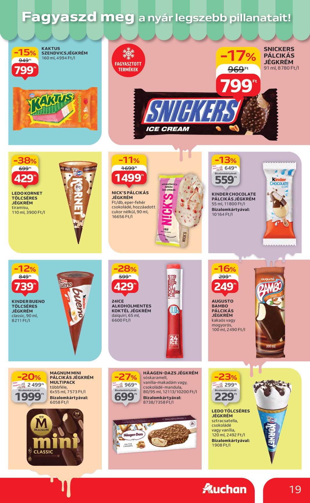 auchan - Auchan Hipermarket akciós újság, érvényes 07.24. - 07.30. - page: 19 auchan - Auchan Hipermarket akciós újság, érvényes 07.24. - 07.30. - page: 19