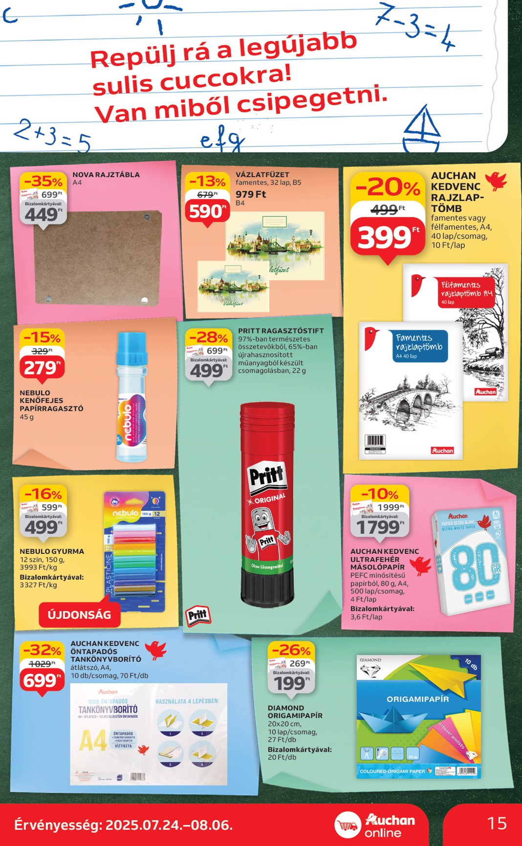 auchan - Auchan Szupermarket akciós újság, érvényes 07.24. - 07.30. - page: 15