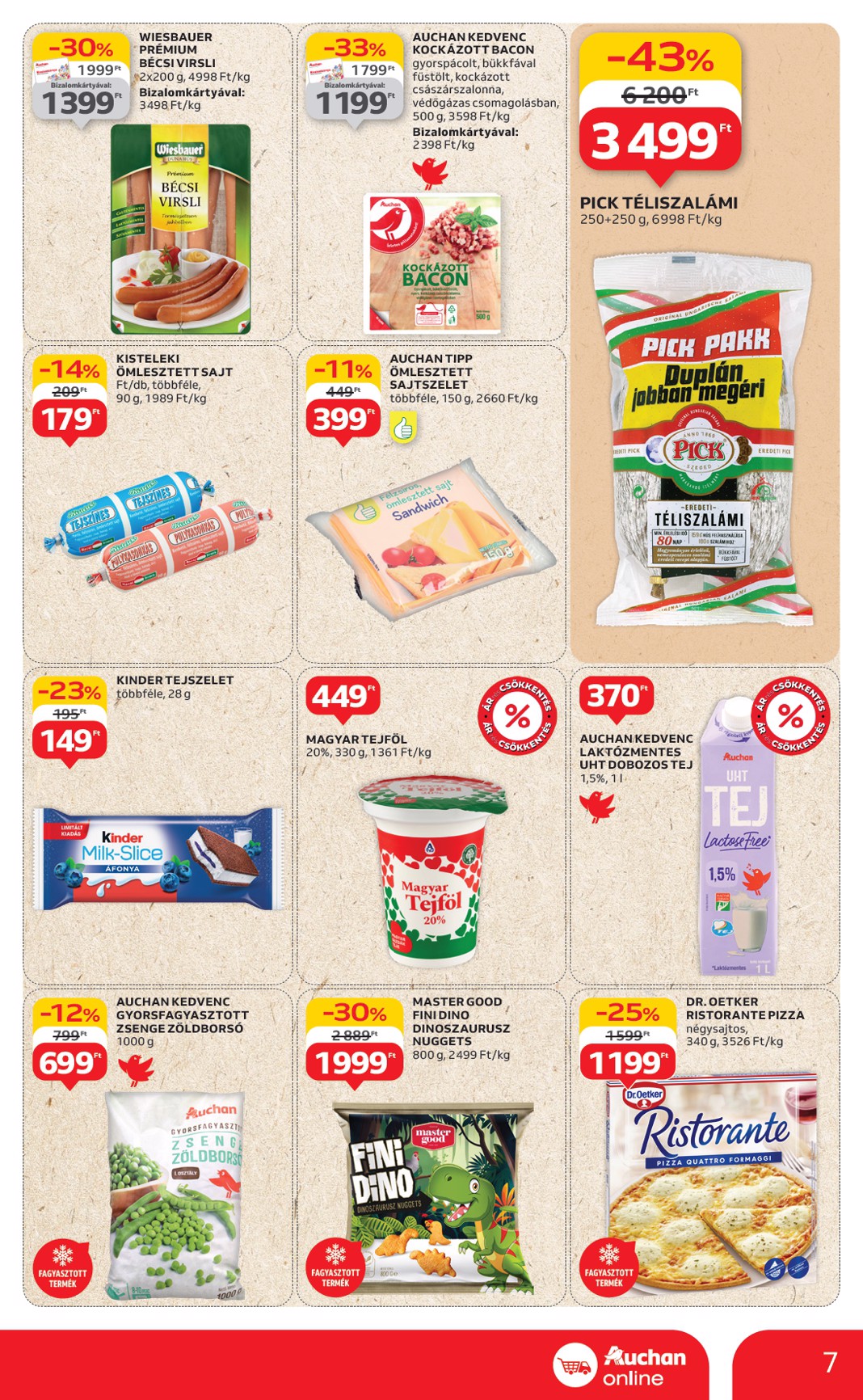 auchan - Auchan Szupermarket akciós újság, érvényes 07.24. - 07.30. - page: 7