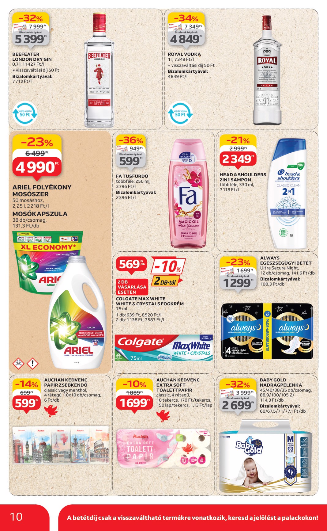 auchan - Auchan Szupermarket akciós újság, érvényes 07.24. - 07.30. - page: 10