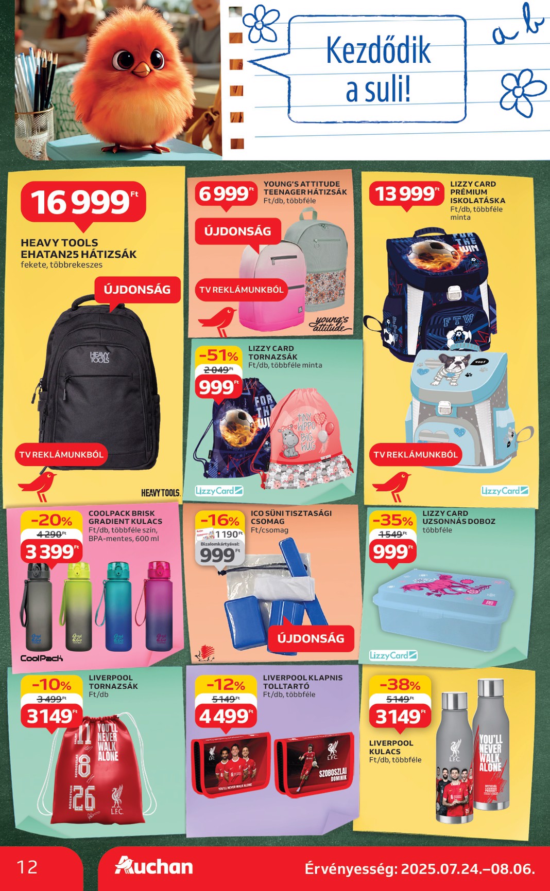 auchan - Auchan Szupermarket akciós újság, érvényes 07.24. - 07.30. - page: 12