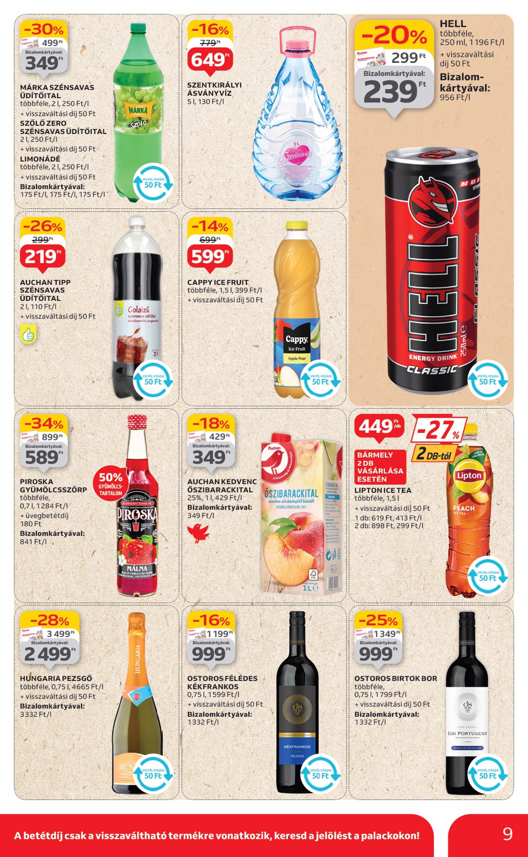auchan - Auchan Szupermarket akciós újság, érvényes 07.24. - 07.30. - page: 9