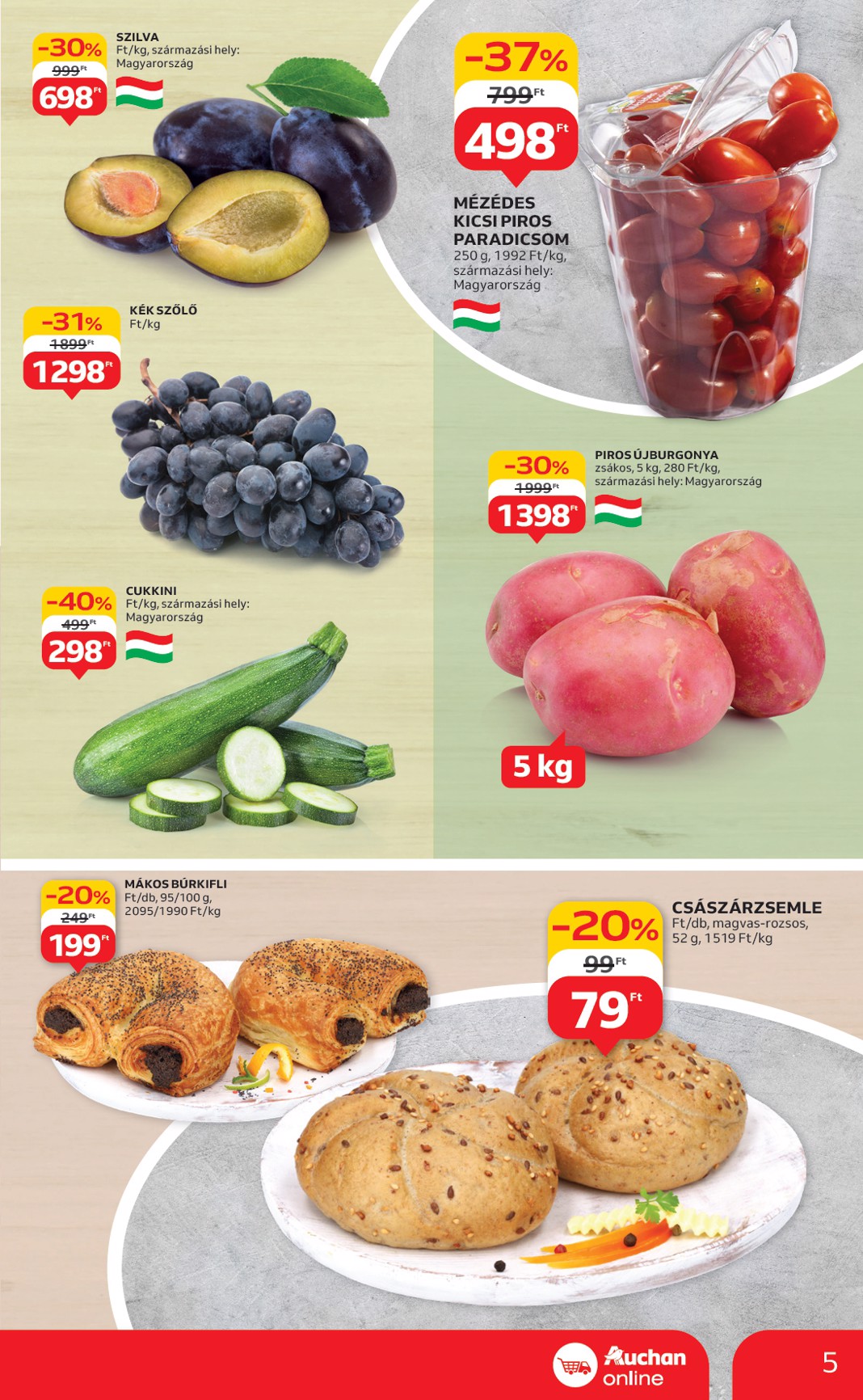 auchan - Auchan Szupermarket akciós újság, érvényes 07.24. - 07.30. - page: 5