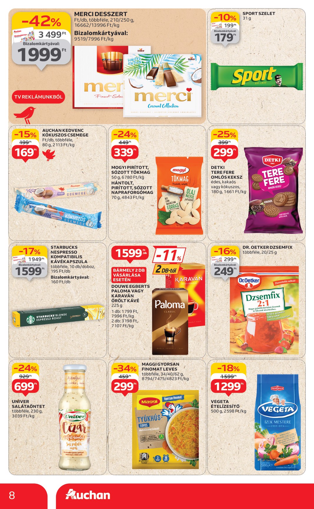auchan - Auchan Szupermarket akciós újság, érvényes 07.24. - 07.30. - page: 8
