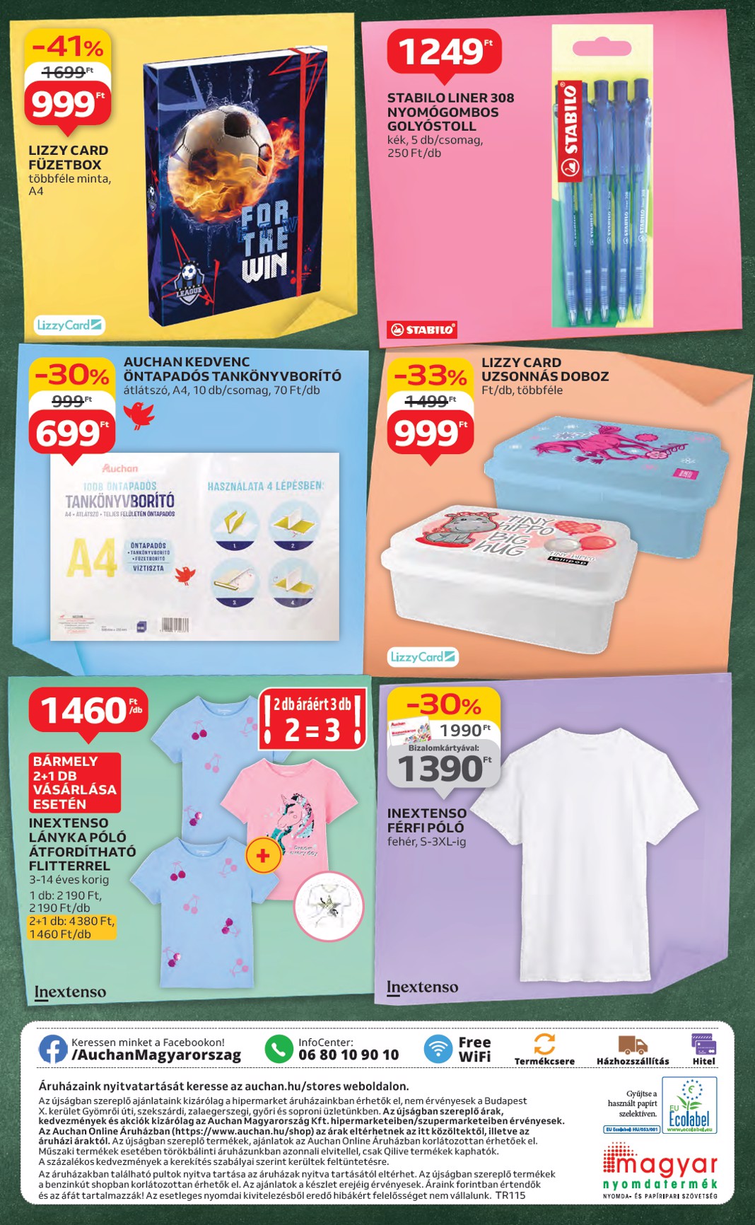 auchan - Auchan - Iskolakezdés ajánlataink akciós újság, érvényes 07.24. - 08.06. - page: 34