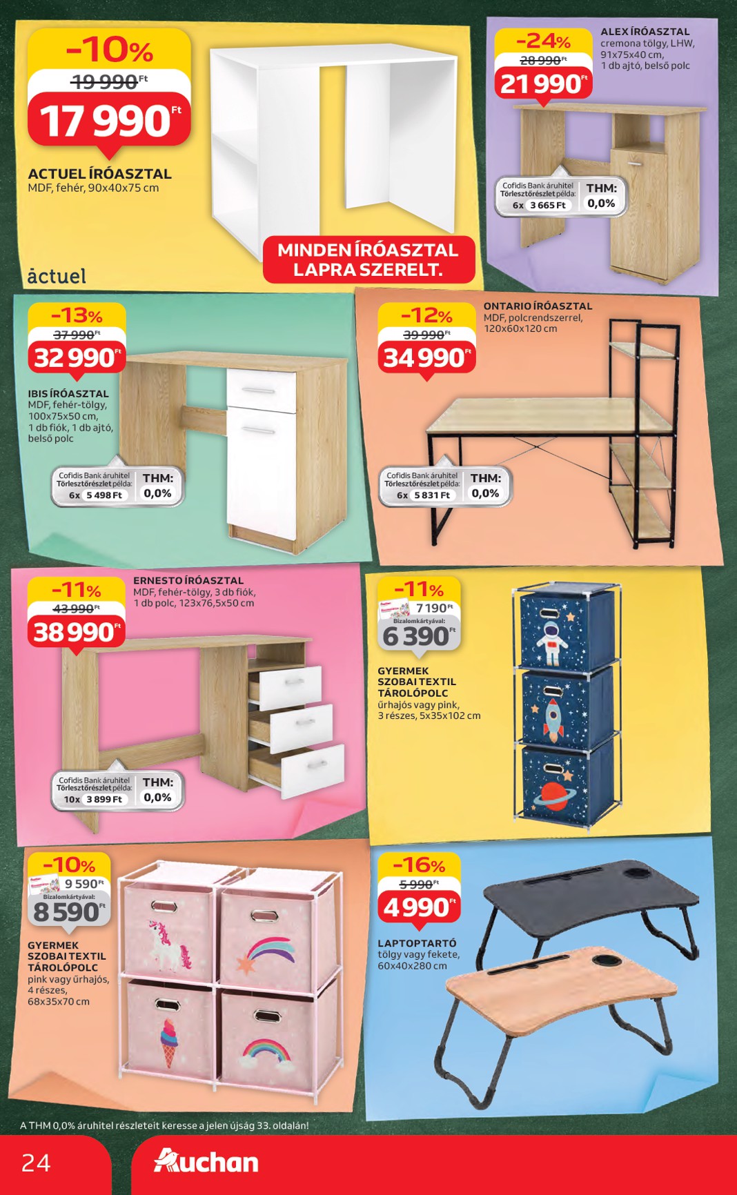 auchan - Auchan - Iskolakezdés ajánlataink akciós újság, érvényes 07.24. - 08.06. - page: 24