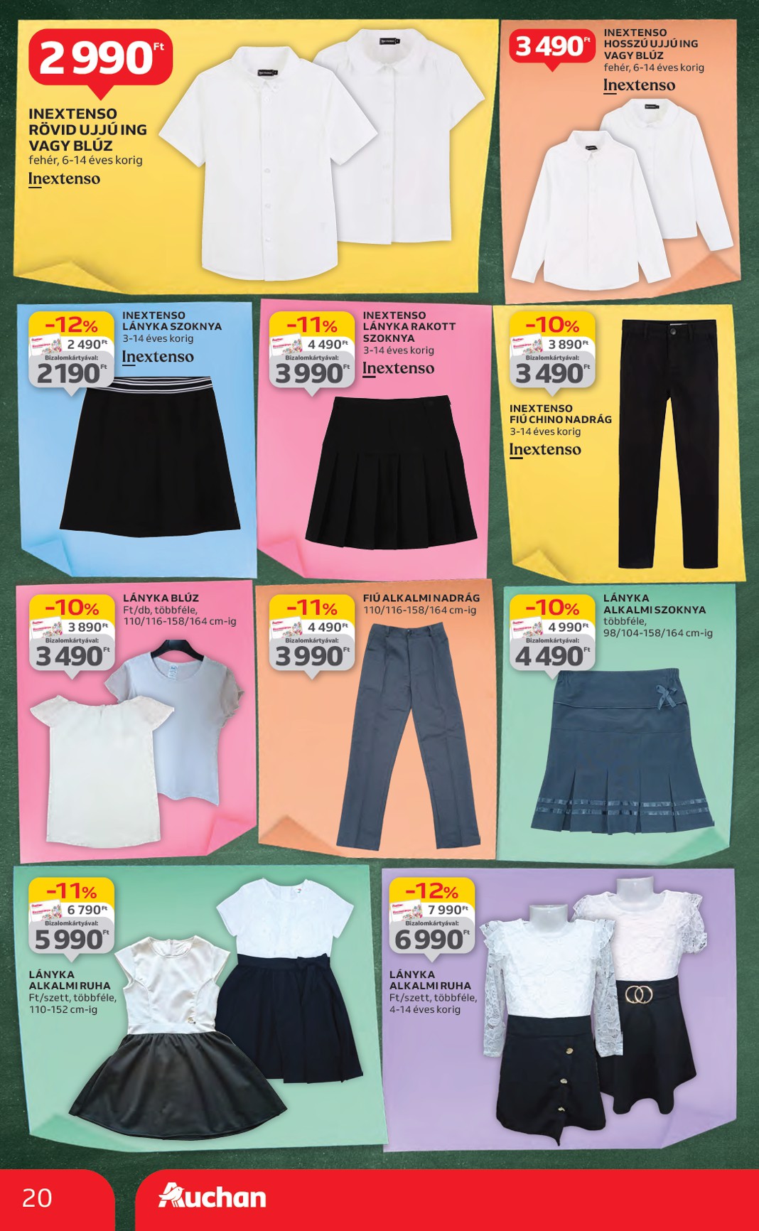 auchan - Auchan - Iskolakezdés ajánlataink akciós újság, érvényes 07.24. - 08.06. - page: 20