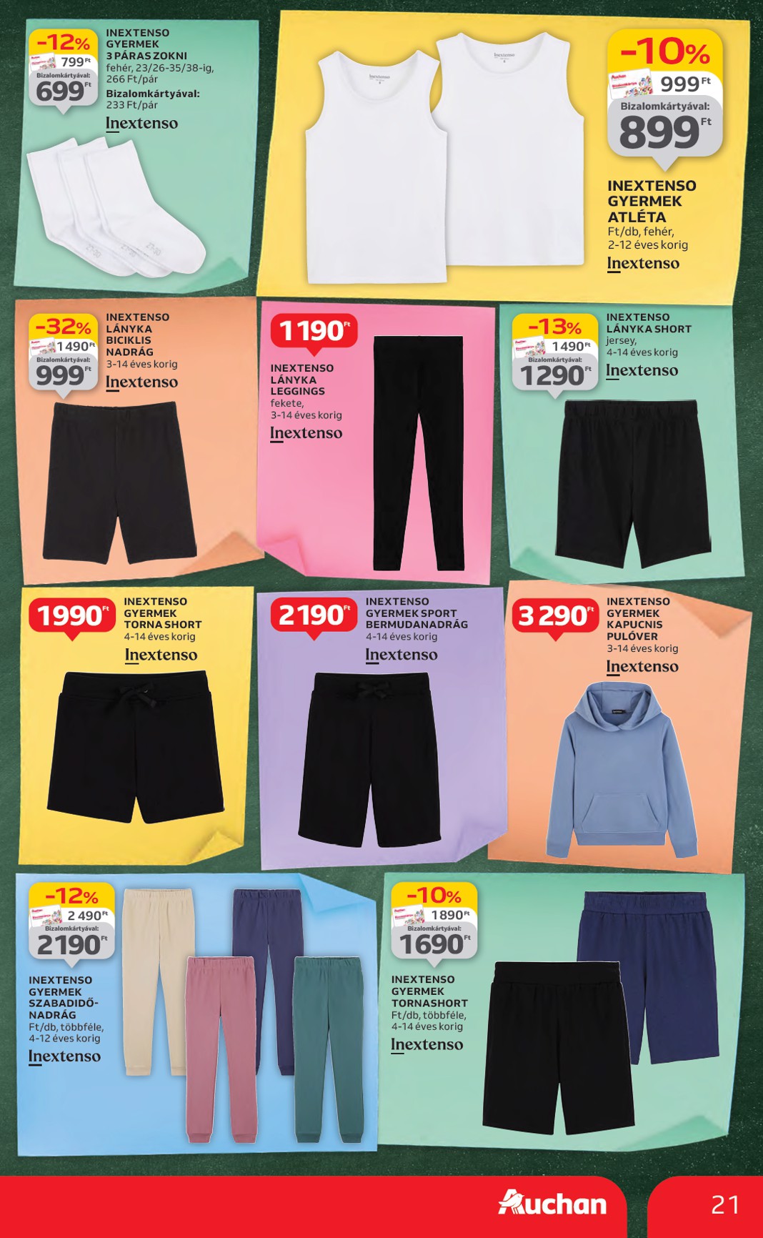 auchan - Auchan - Iskolakezdés ajánlataink akciós újság, érvényes 07.24. - 08.06. - page: 21