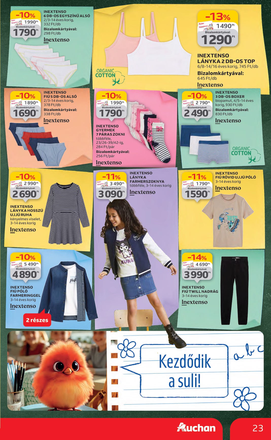 auchan - Auchan - Iskolakezdés ajánlataink akciós újság, érvényes 07.24. - 08.06. - page: 23