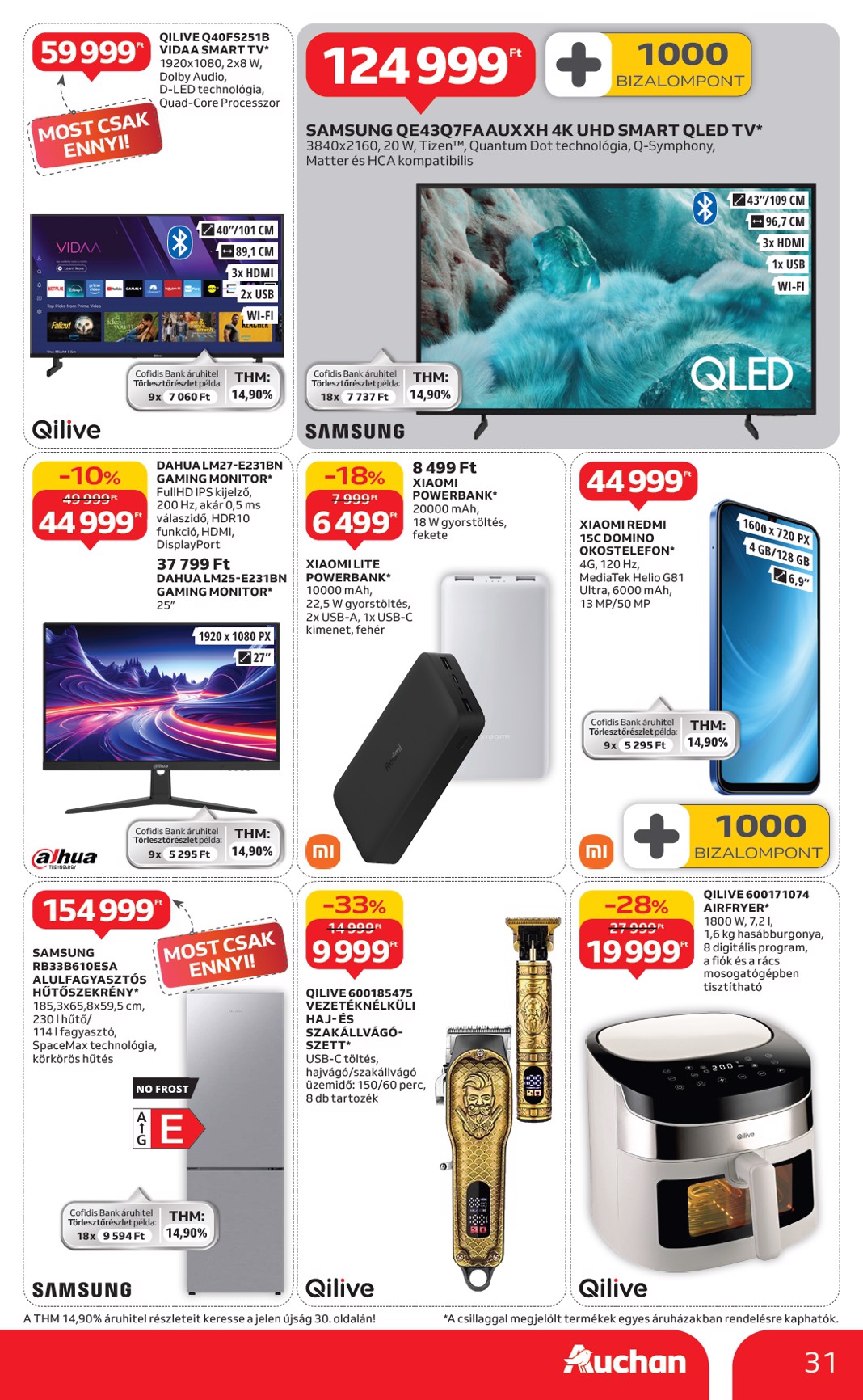 auchan - Auchan Hipermarket akciós újság, érvényes 01.15. - 01.21. - page: 31