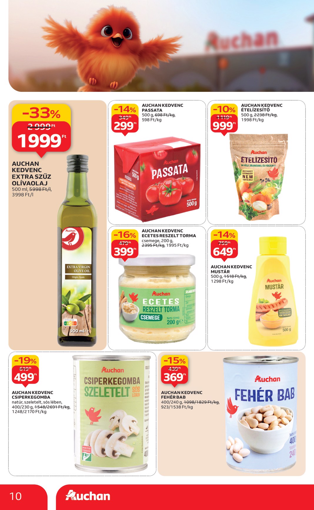 auchan - Auchan - Saját márkás ajánlataink akciós újság, érvényes 01.22. - 02.04. - page: 10