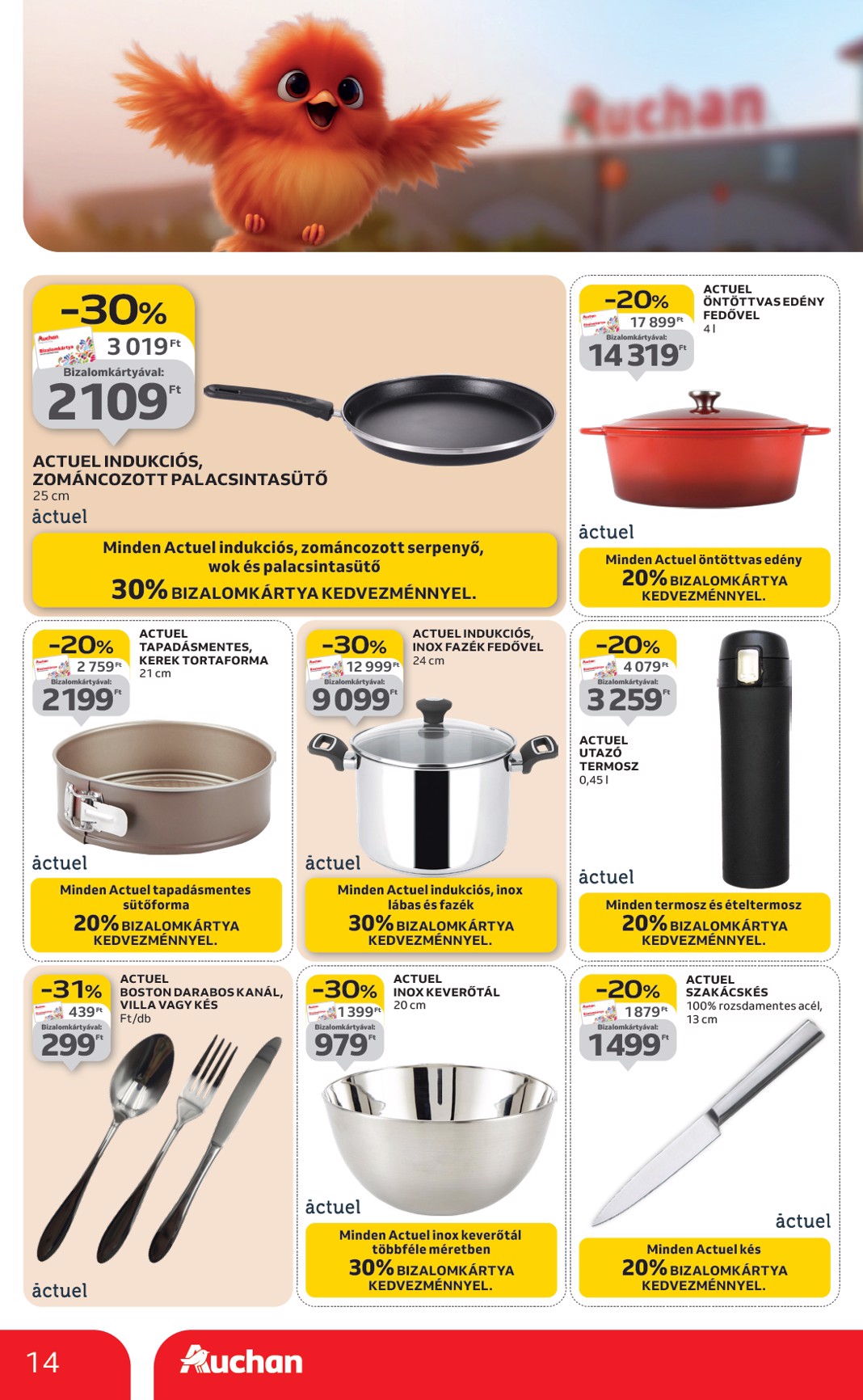 auchan - Auchan - Saját márkás ajánlataink akciós újság, érvényes 01.22. - 02.04. - page: 14