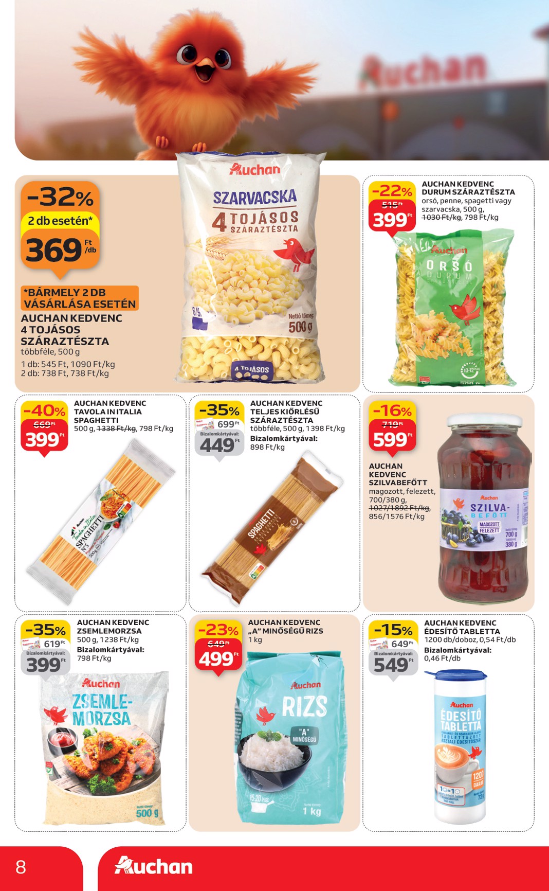 auchan - Auchan - Saját márkás ajánlataink akciós újság, érvényes 01.22. - 02.04. - page: 8