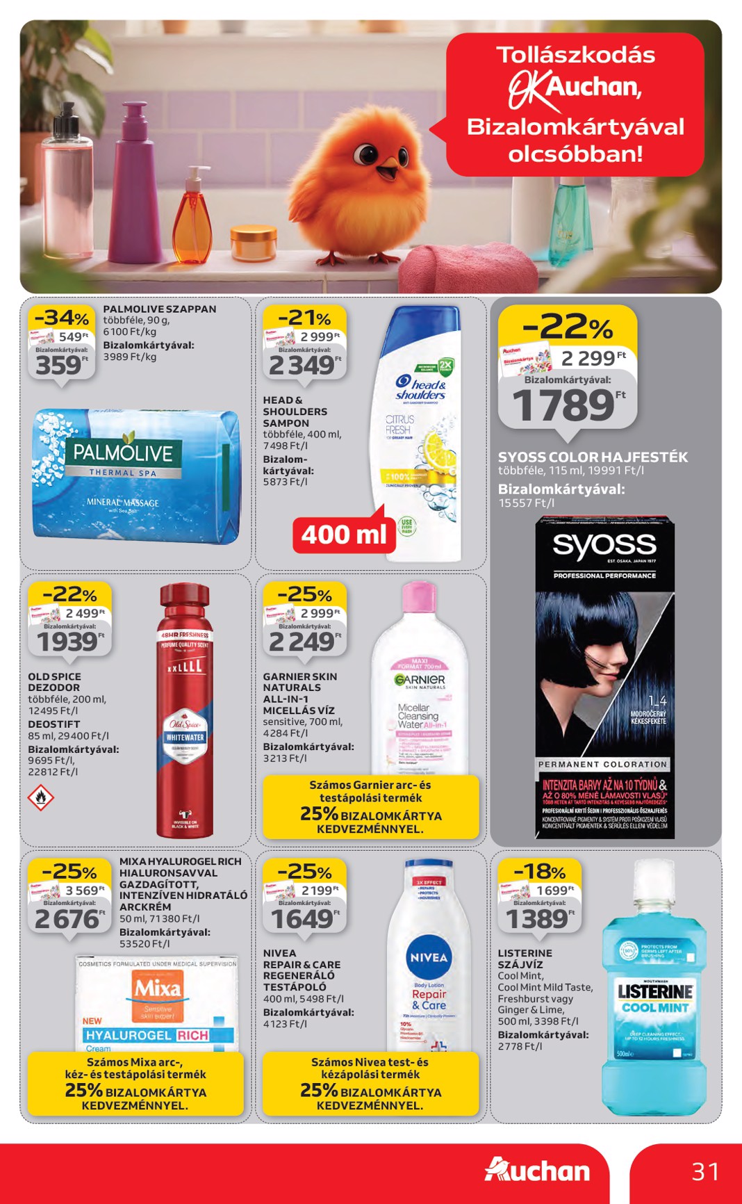 auchan - Auchan Hipermarket akciós újság, érvényes 01.22. - 01.28. - page: 31