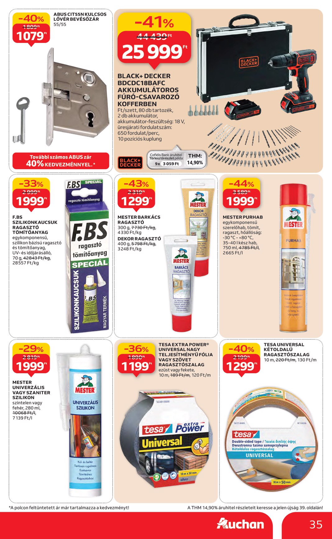 auchan - Auchan Hipermarket akciós újság, érvényes 01.22. - 01.28. - page: 35
