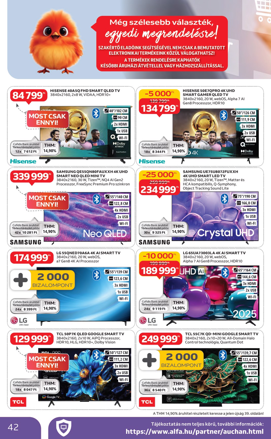 auchan - Auchan Hipermarket akciós újság, érvényes 01.22. - 01.28. - page: 42