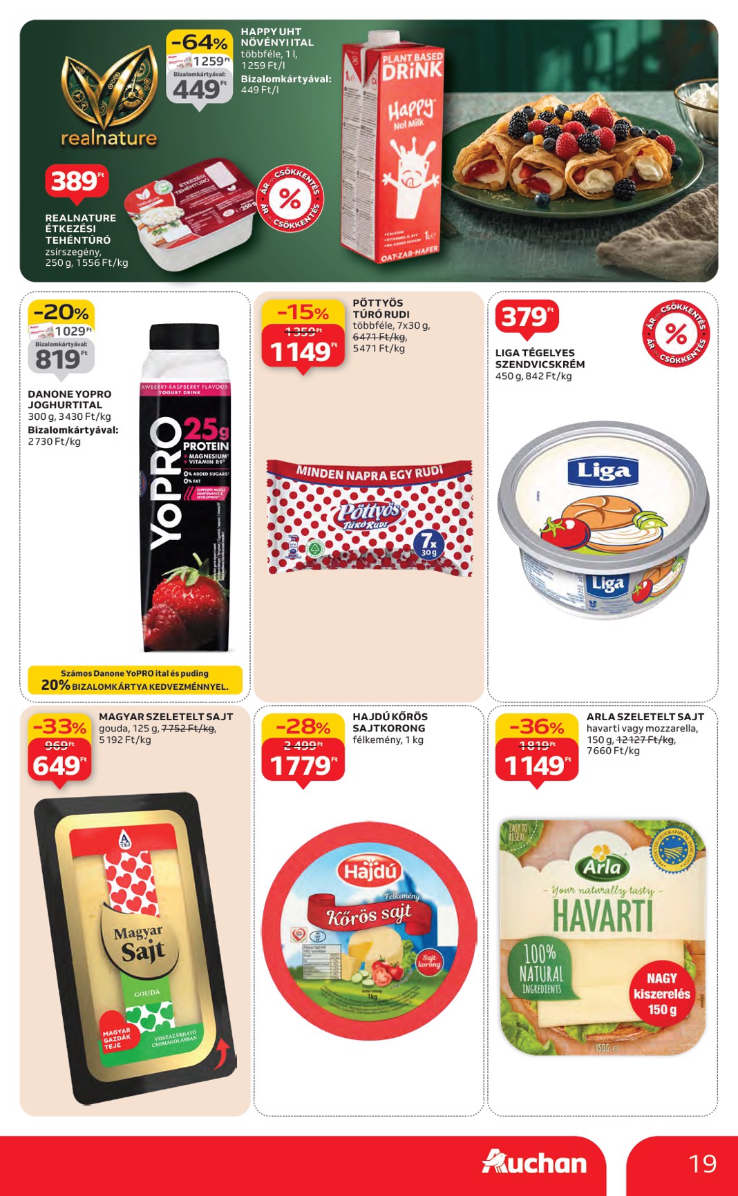 auchan - Auchan Hipermarket akciós újság, érvényes 01.22. - 01.28. - page: 19