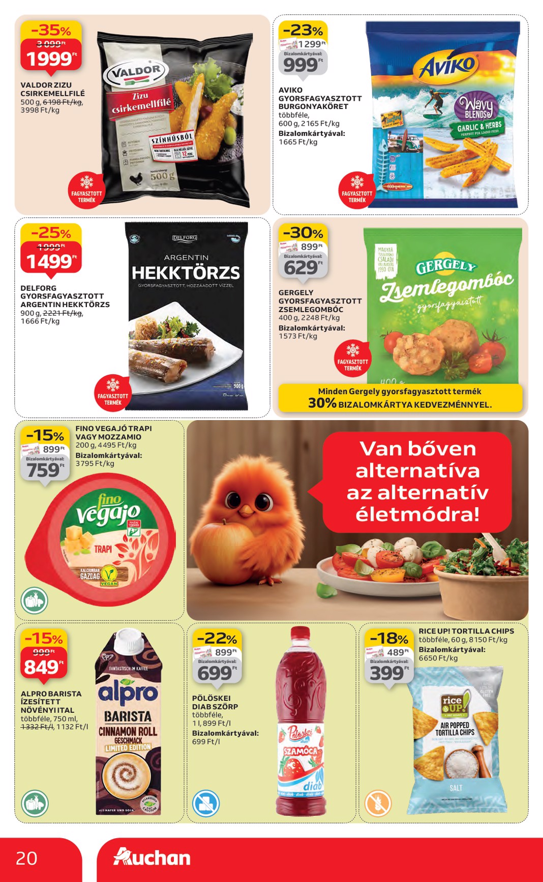 auchan - Auchan Hipermarket akciós újság, érvényes 01.22. - 01.28. - page: 20