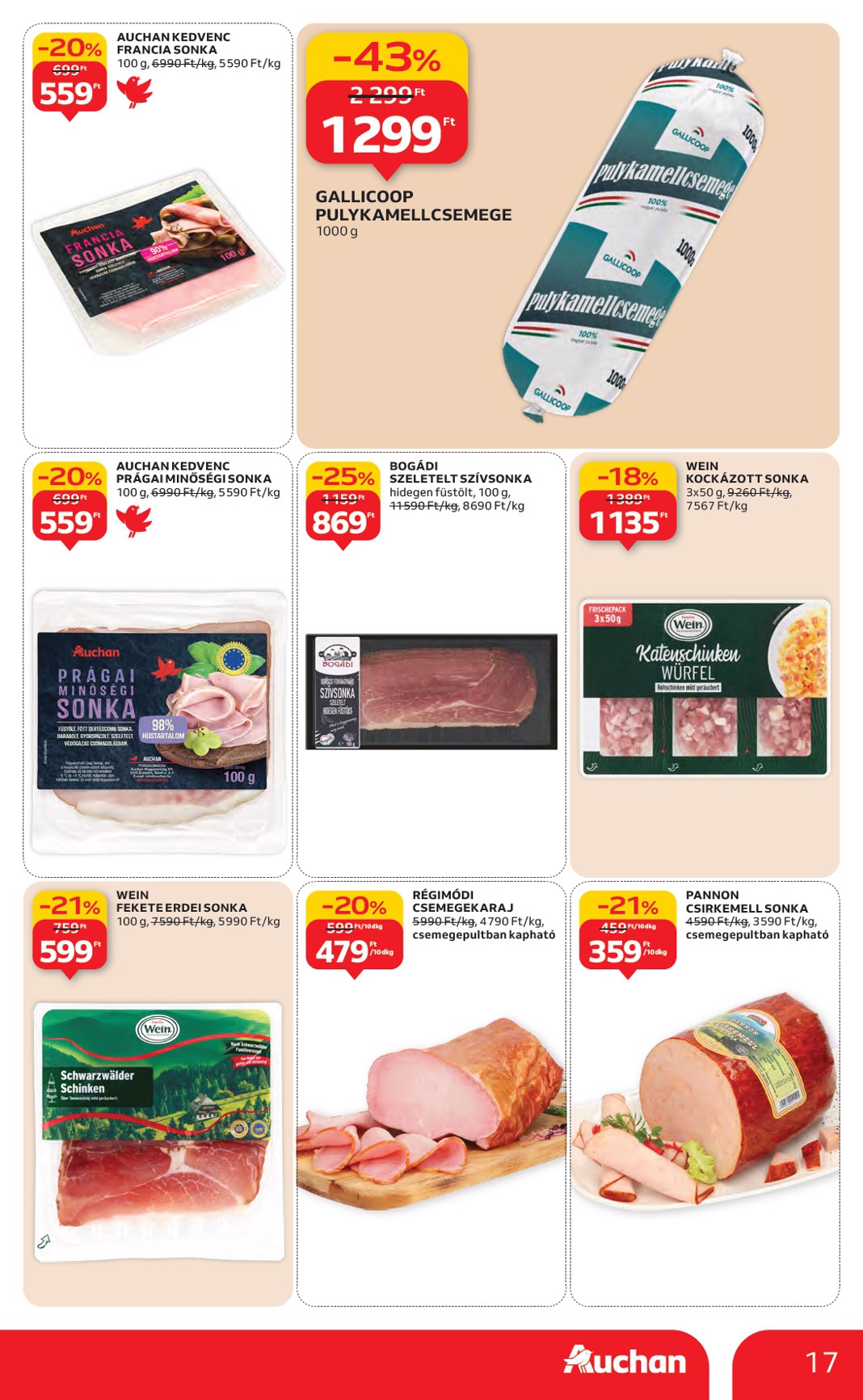 auchan - Auchan Hipermarket akciós újság, érvényes 01.22. - 01.28. - page: 17