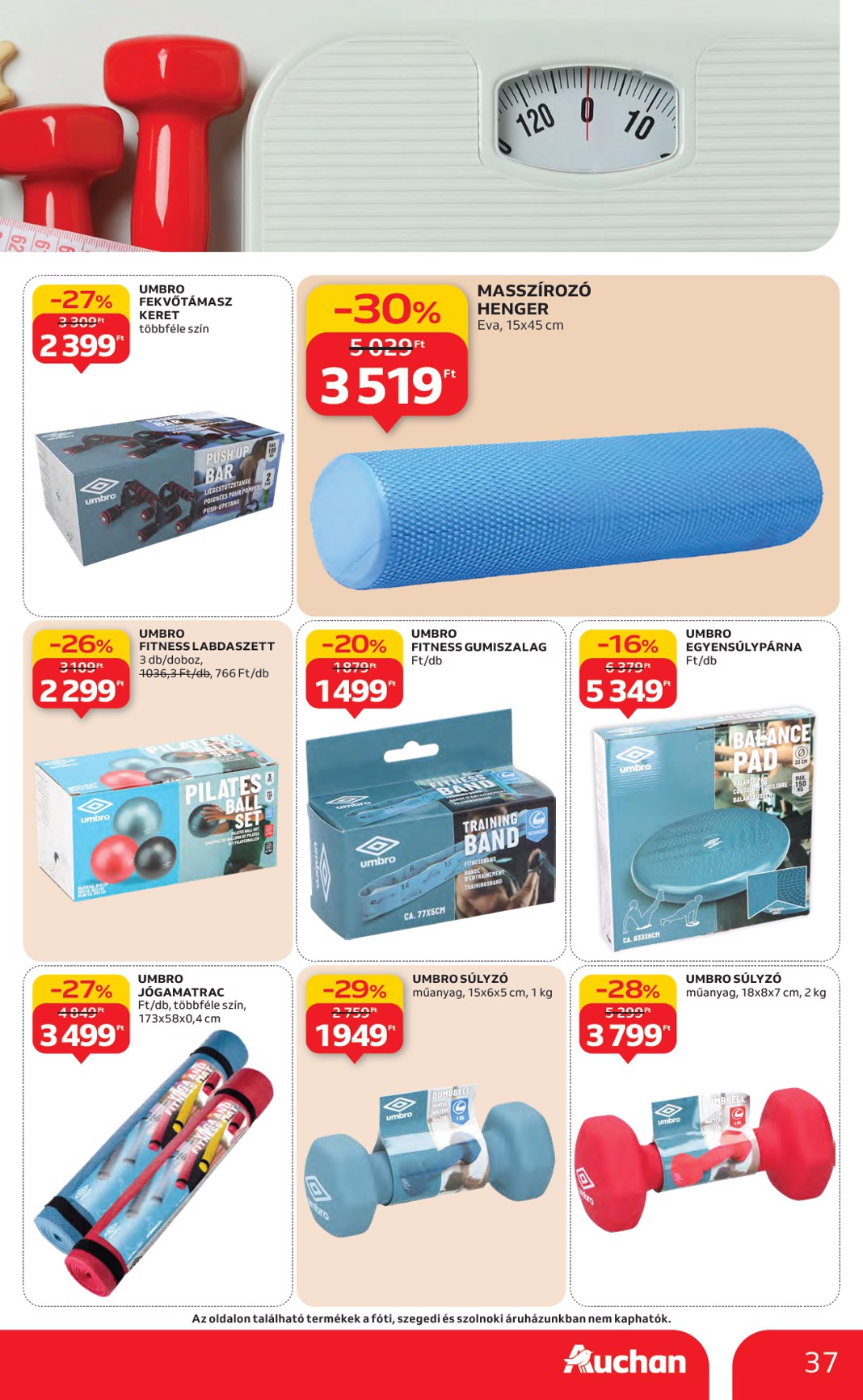 auchan - Auchan Hipermarket akciós újság, érvényes 01.22. - 01.28. - page: 37