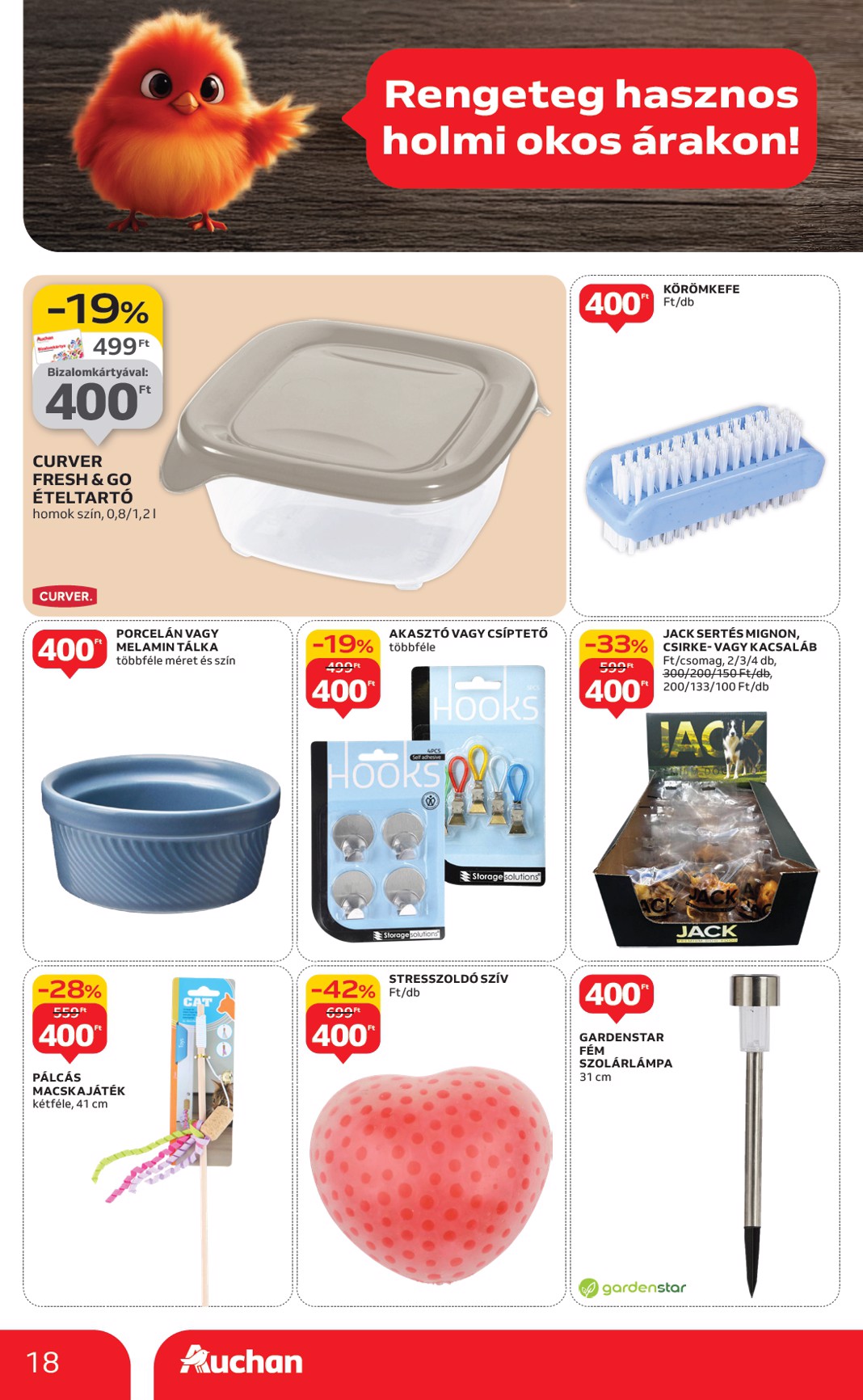 auchan - Auchan - Indítsd okosan az évet - Hipermarket ajánlatiank akciós újság, érvényes 01.15. - 02.04. - page: 18