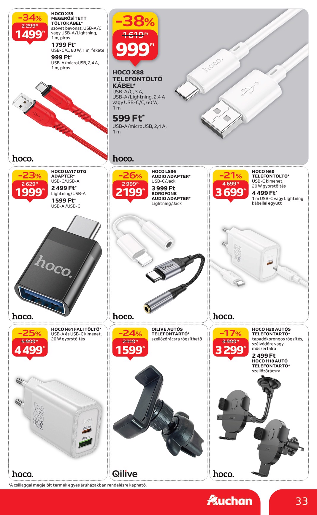 auchan - Auchan - Indítsd okosan az évet - Hipermarket ajánlatiank akciós újság, érvényes 01.15. - 02.04. - page: 33