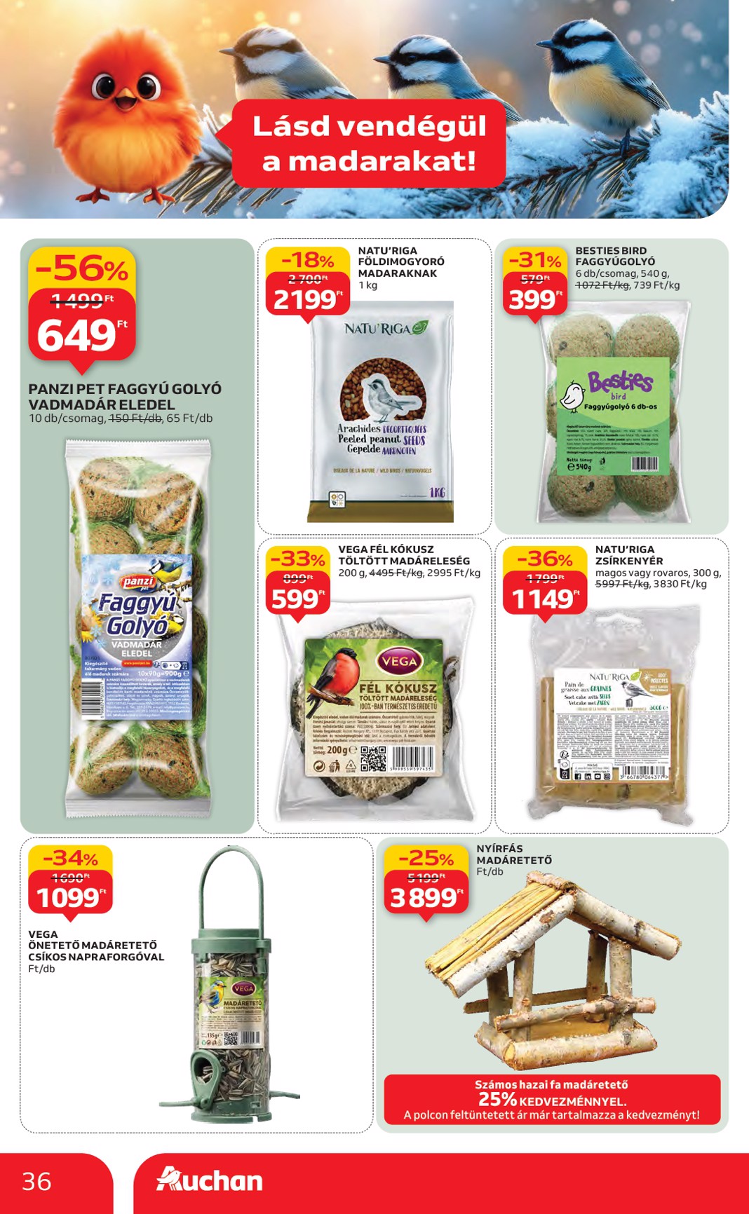 auchan - Auchan Hipermarket akciós újság, érvényes 01.29. - 02.04. - page: 36