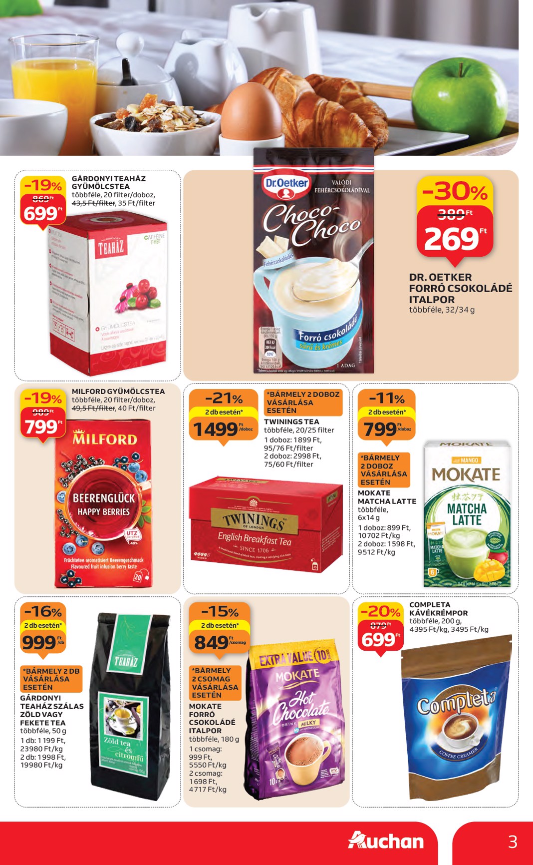 auchan - Auchan Hipermarket akciós újság, érvényes 01.29. - 02.04. - page: 3