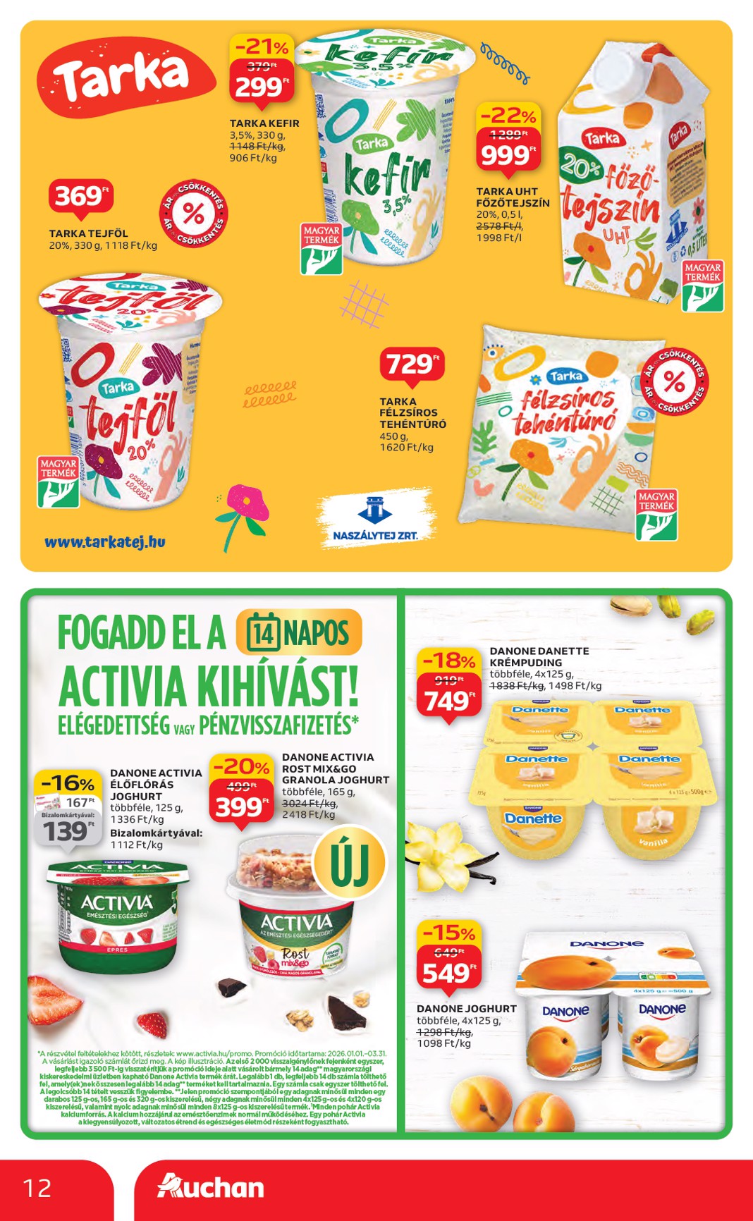 auchan - Auchan Hipermarket akciós újság, érvényes 01.29. - 02.04. - page: 12
