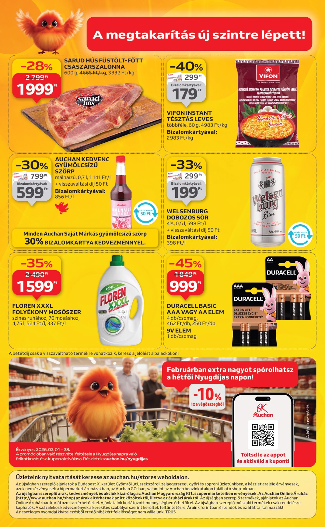 auchan - Auchan szupermarket akciós újság, érvényes 01.29. - 02.04. - page: 12