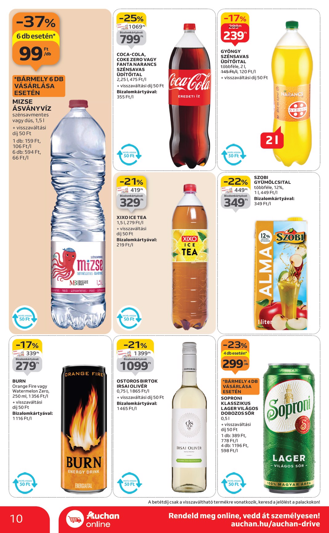 auchan - Auchan szupermarket akciós újság, érvényes 01.29. - 02.04. - page: 10