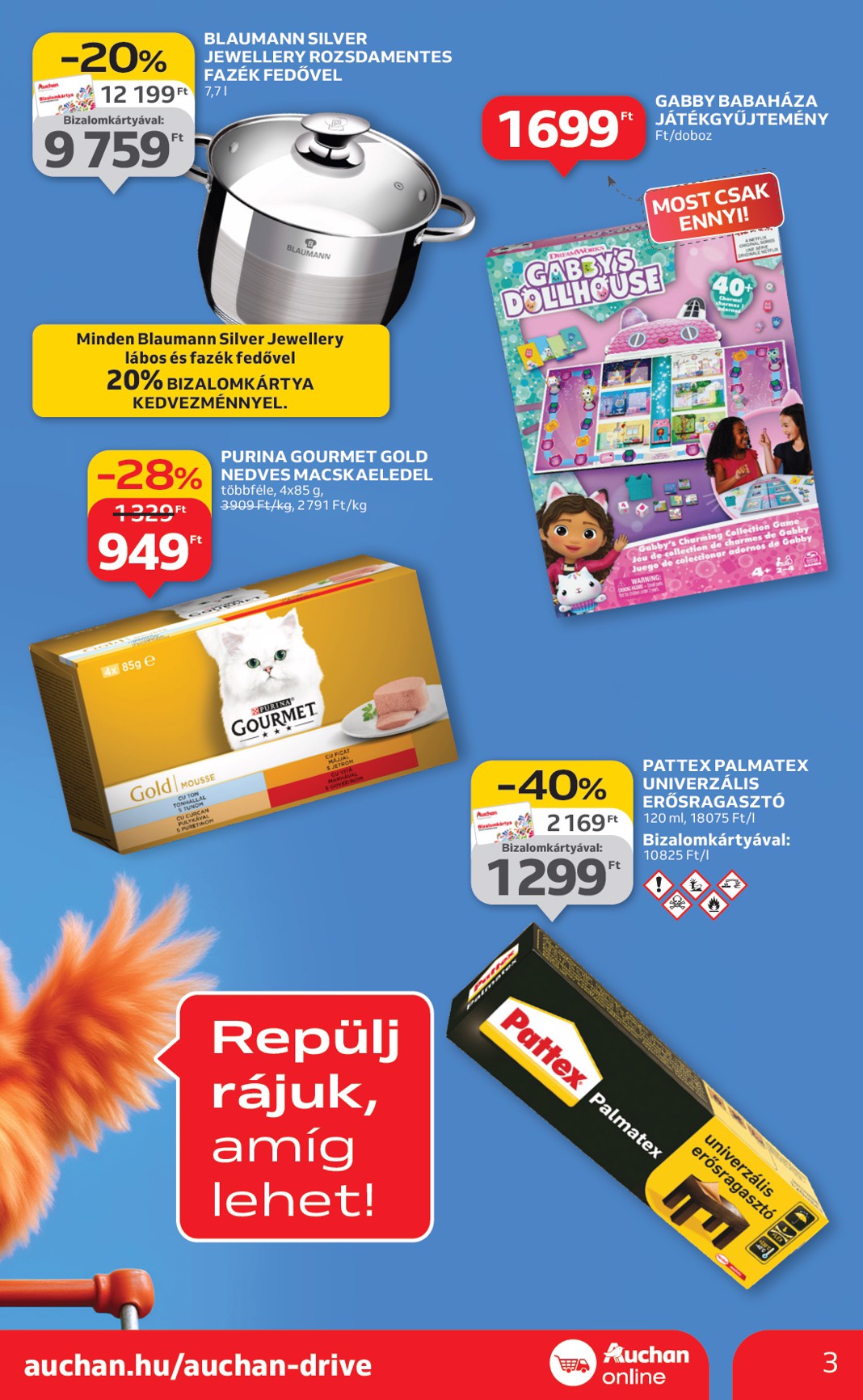 auchan - Auchan szupermarket akciós újság, érvényes 01.29. - 02.04. - page: 3