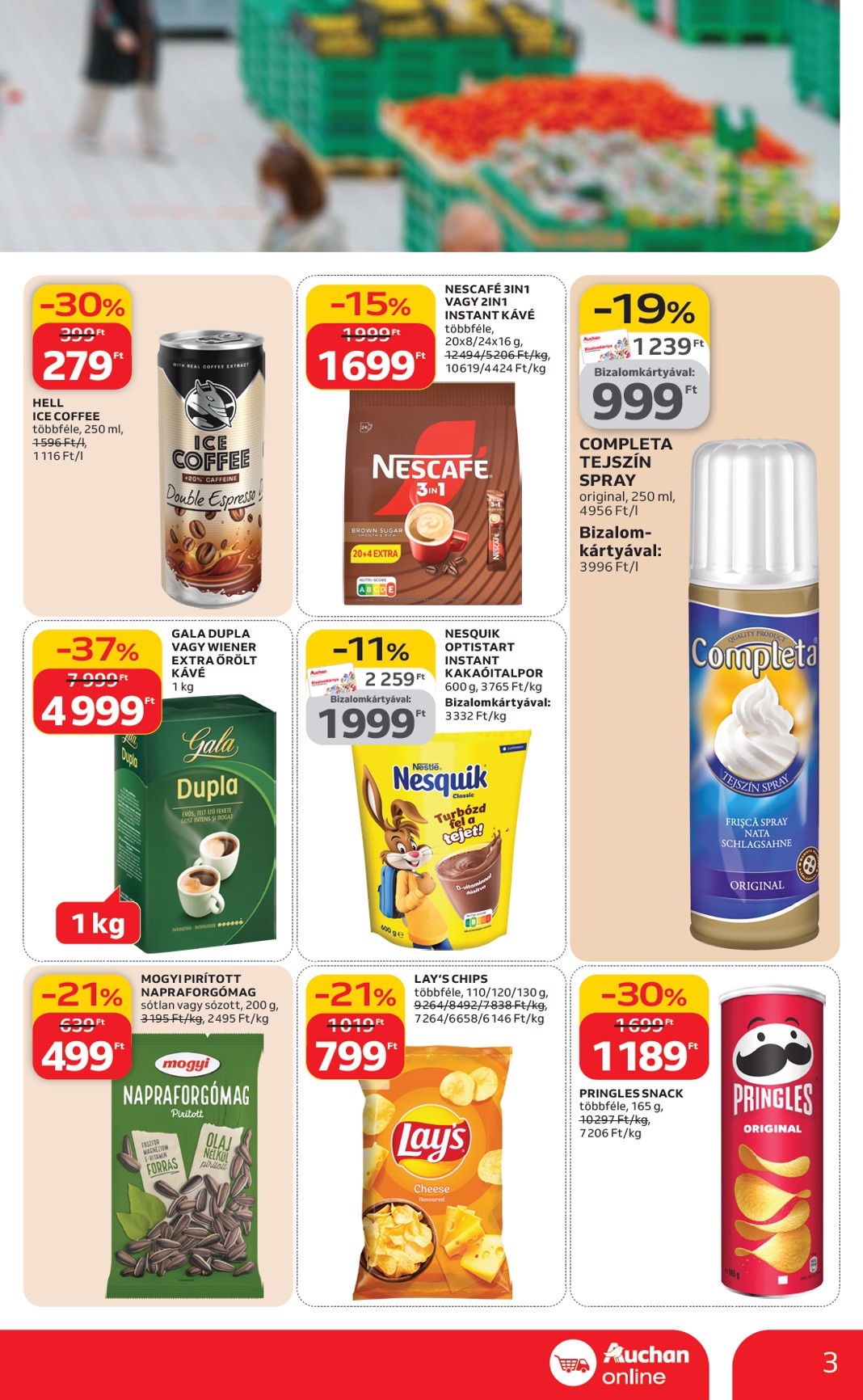 auchan - Auchan szupermarket - Kéthetes Szupermarket ajánlataink akciós újság, érvényes 2026.02.05. - 2026.02.18. - page: 3