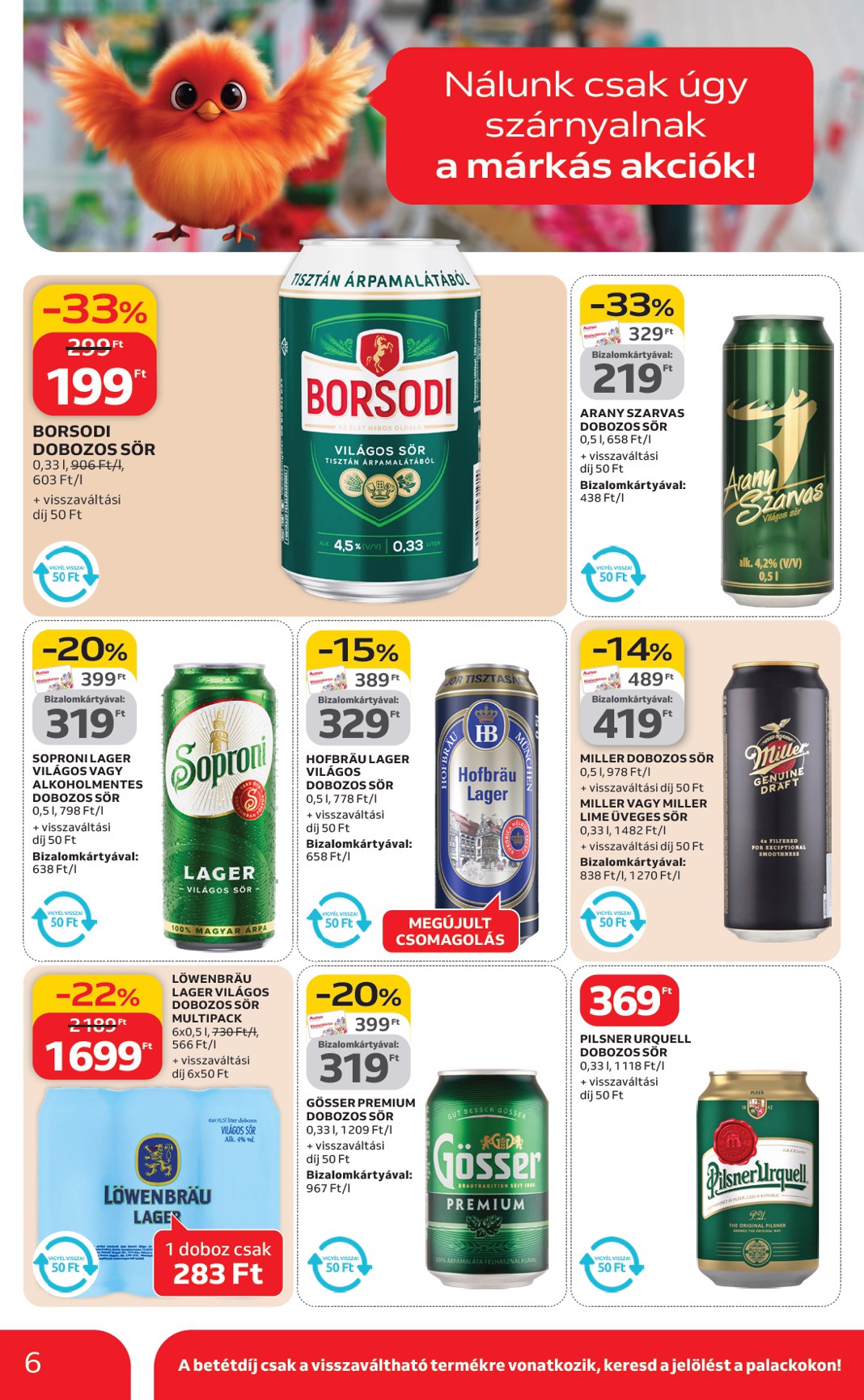 auchan - Auchan szupermarket - Kéthetes Szupermarket ajánlataink akciós újság, érvényes 2026.02.05. - 2026.02.18. - page: 6