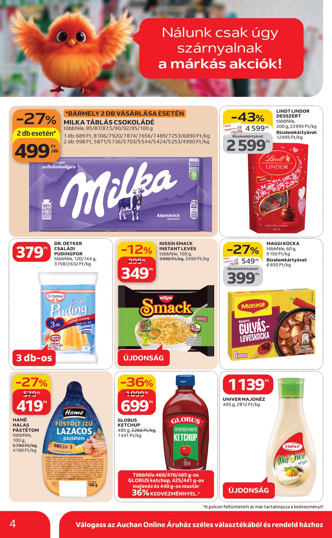 auchan - Auchan szupermarket - Kéthetes Szupermarket ajánlataink akciós újság, érvényes 2026.02.05. - 2026.02.18. - page: 4