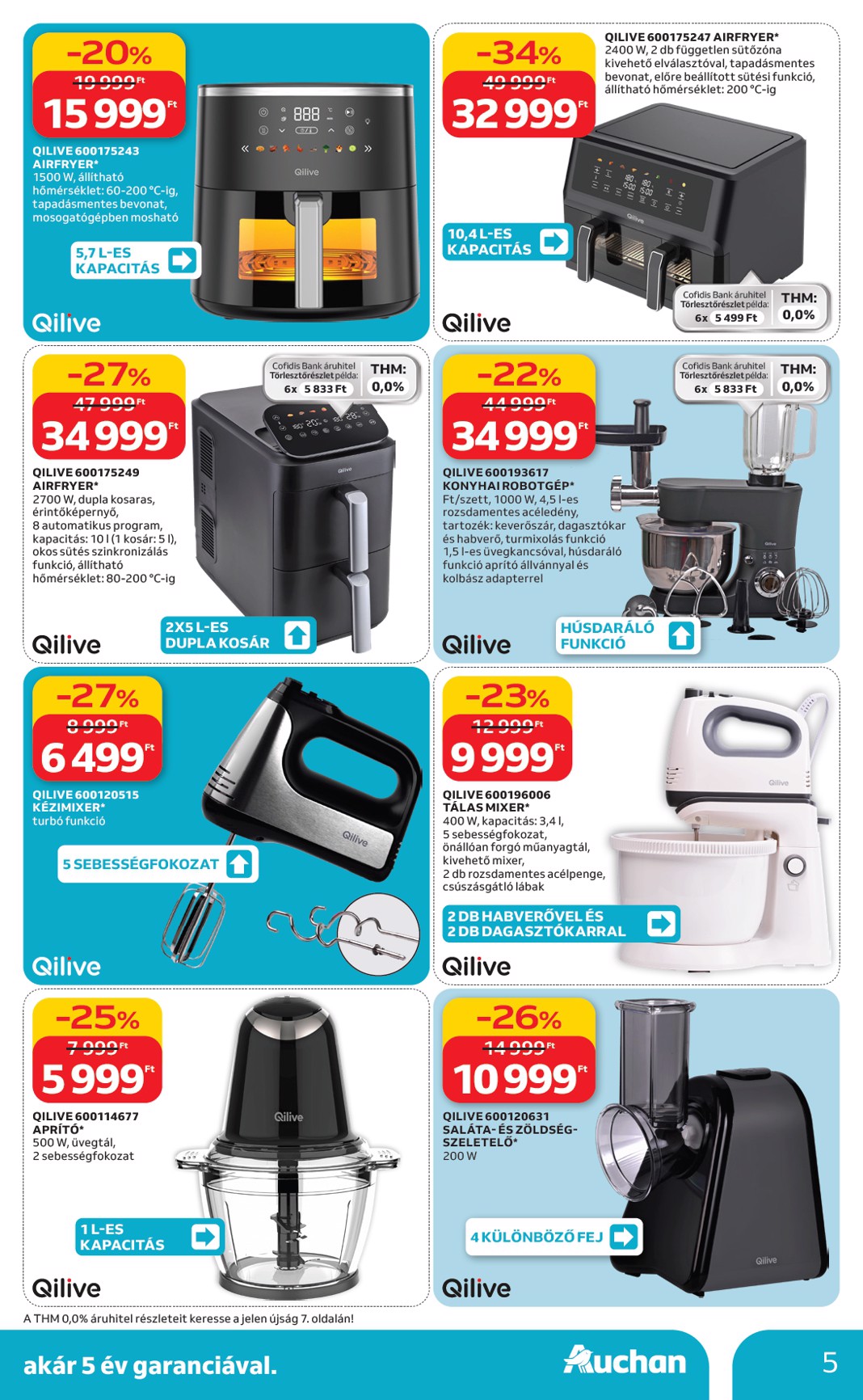 auchan - Auchan Hipermarket - Qilive ajánlataink akciós újság, érvényes 2026.02.05. - 2026.02.25. - page: 5